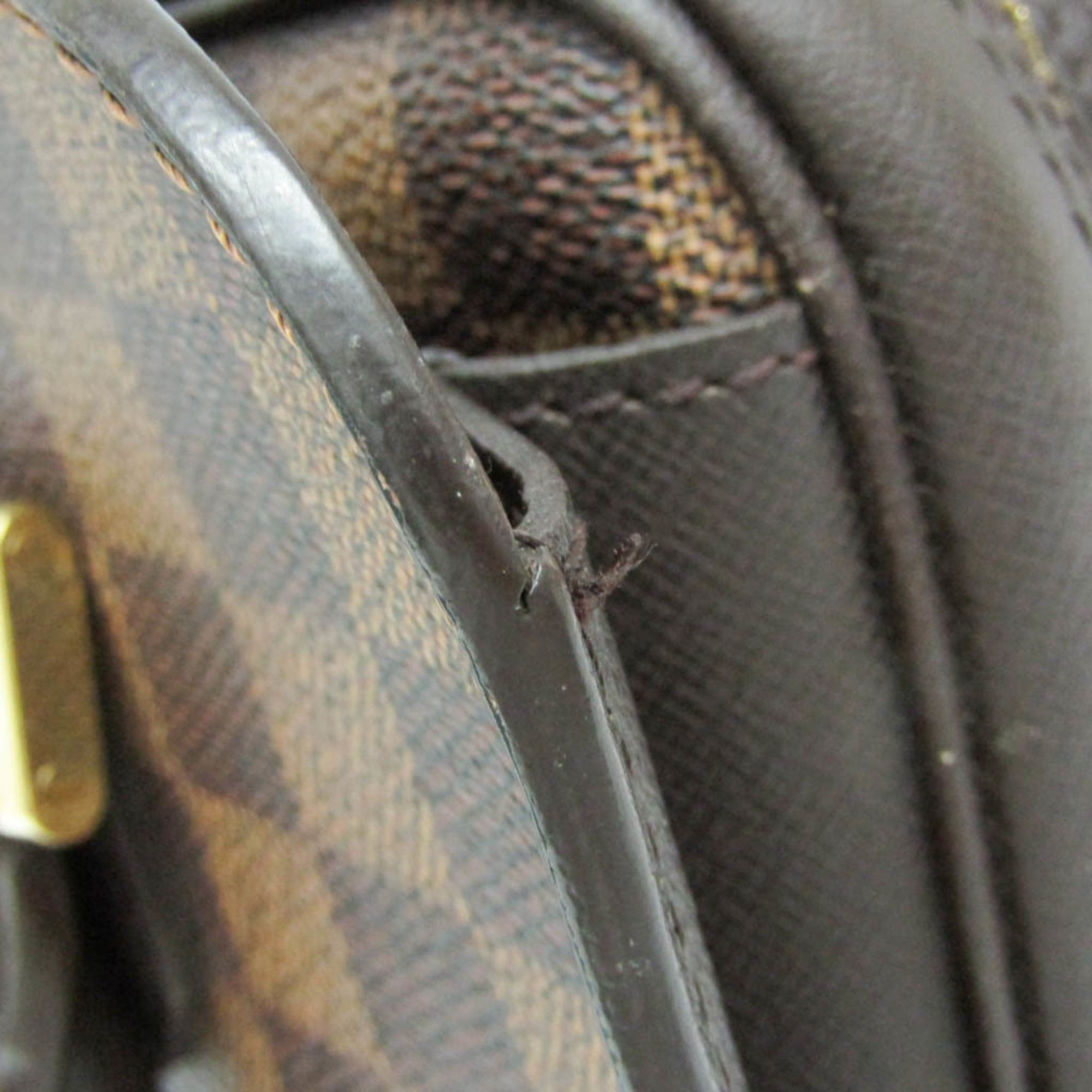 Louis Vuitton Louis Vuitton Damier Triana N51155 Women's Handbag Ebene Size ONE SIZE - 10 Thumbnail