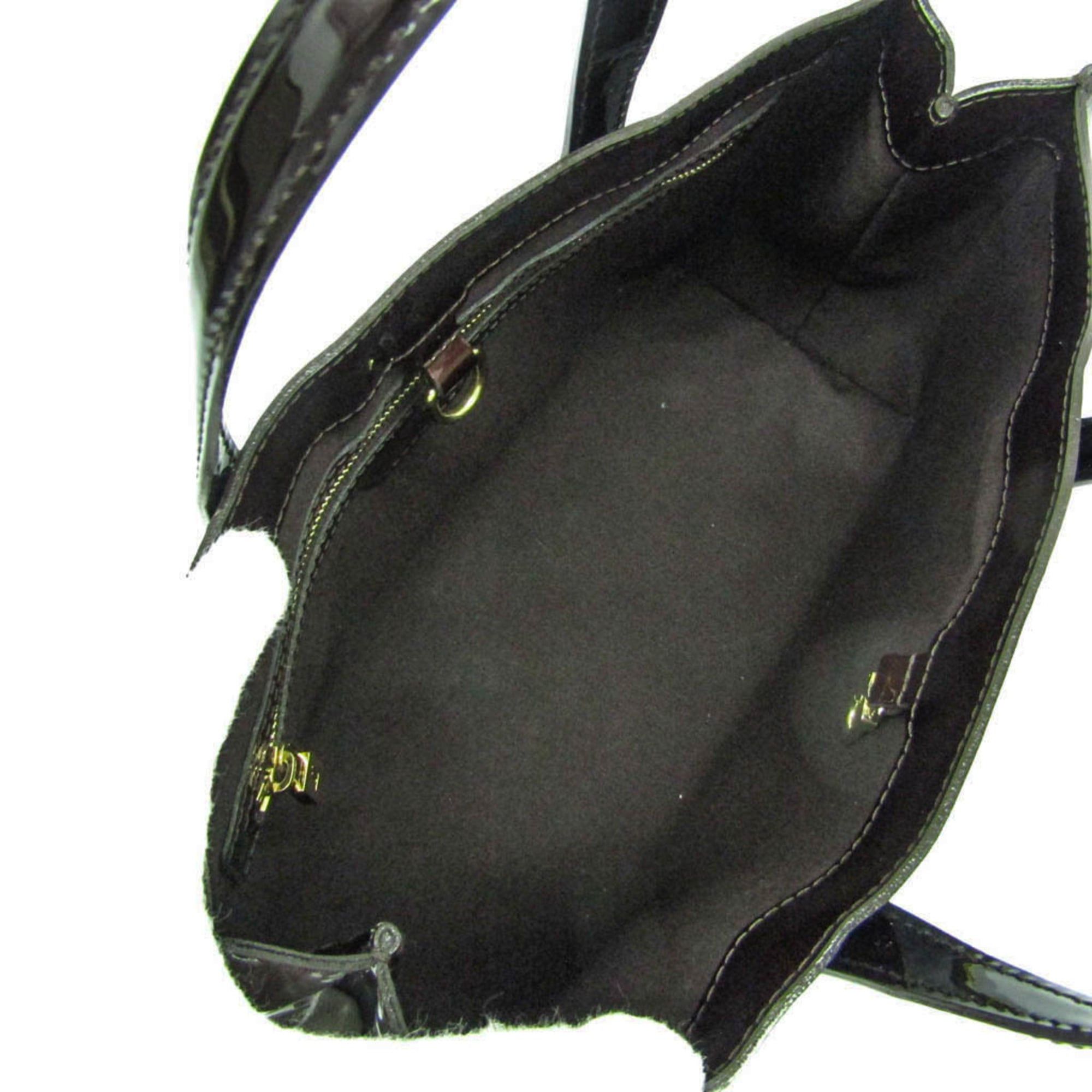 Louis Vuitton Louis Vuitton Monogram Vernis Wilshire PM M93641 Women's Handbag Amarante Size ONE SIZE - 3 Thumbnail