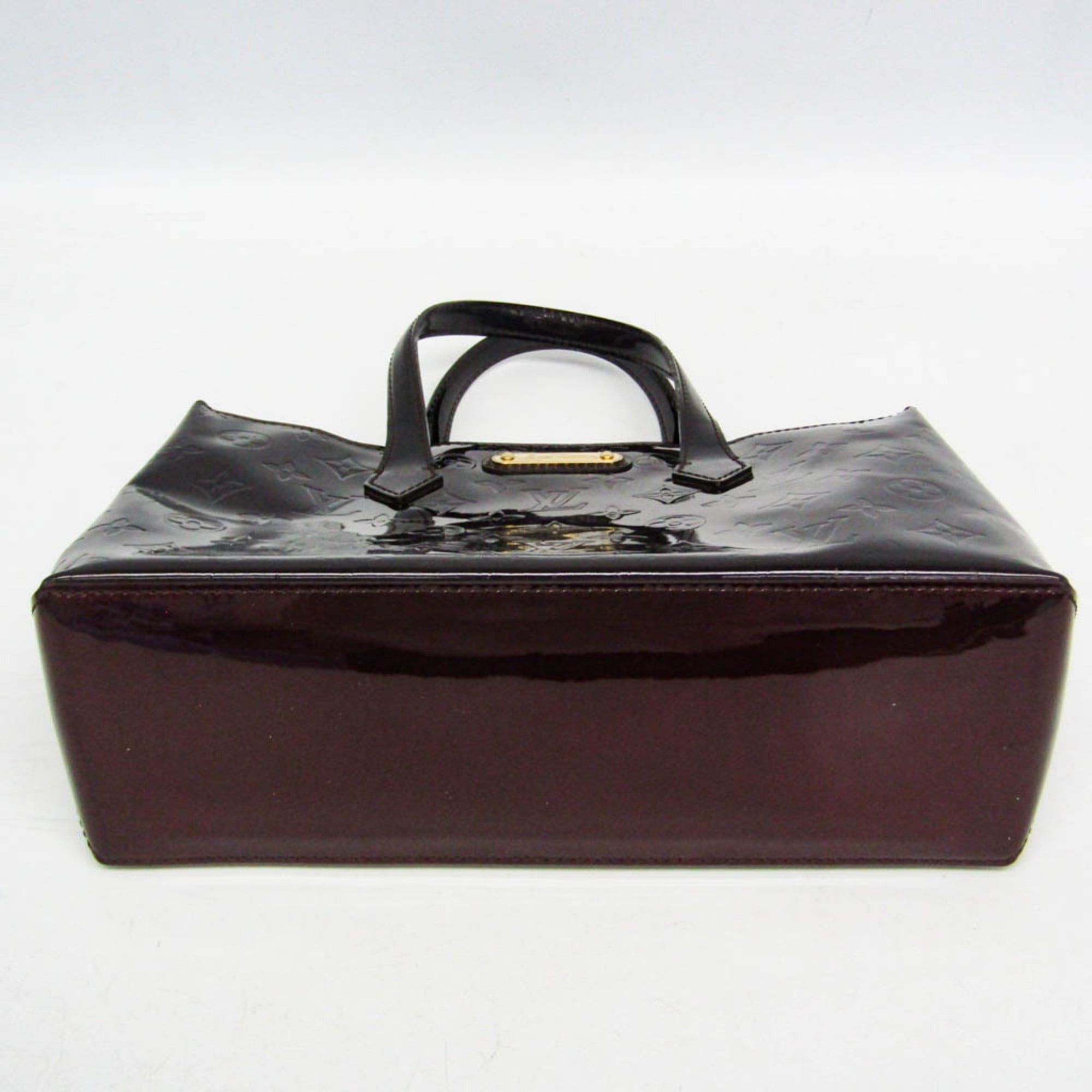 Louis Vuitton Louis Vuitton Monogram Vernis Wilshire PM M93641 Women's Handbag Amarante Size ONE SIZE - 7 Thumbnail