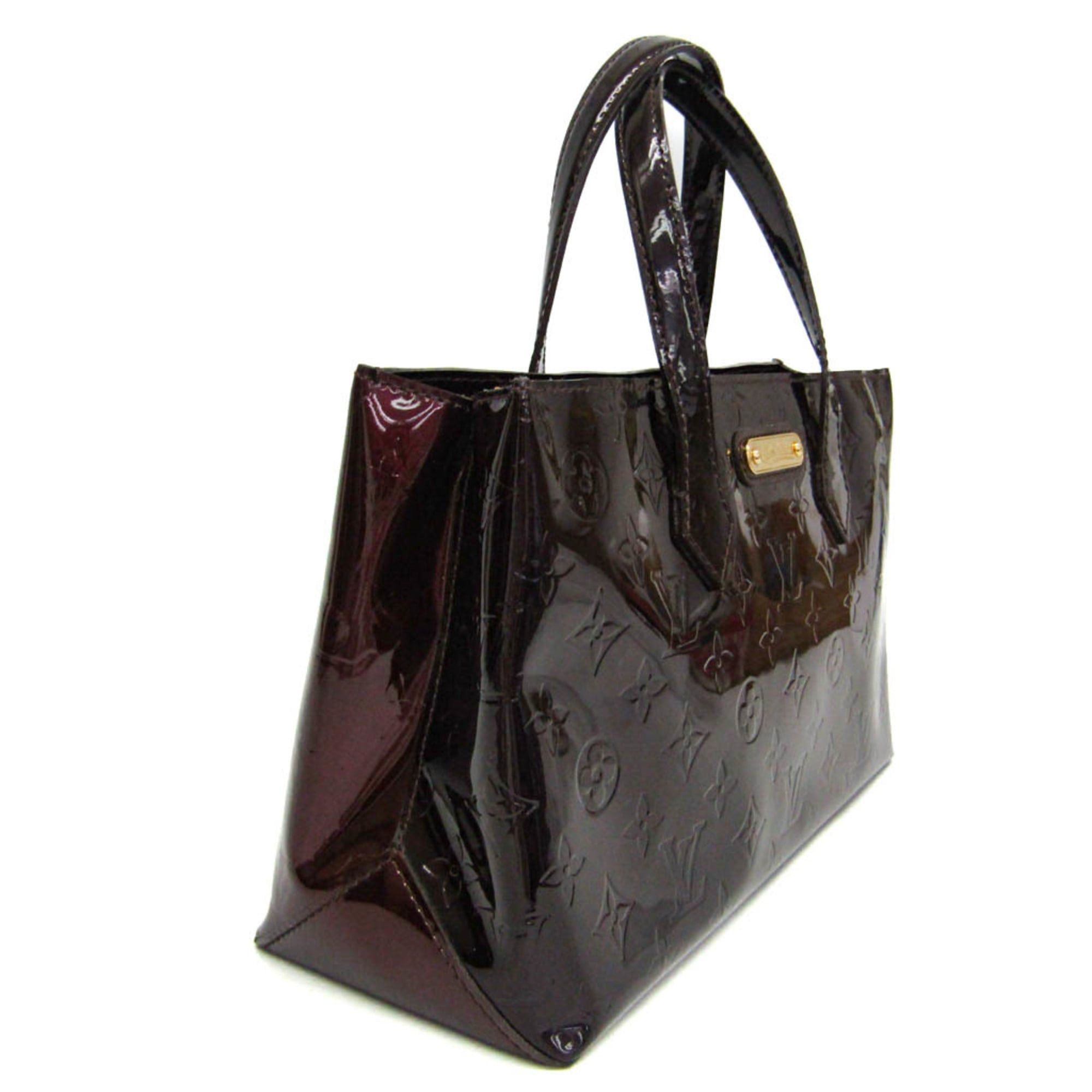 Louis Vuitton Louis Vuitton Monogram Vernis Wilshire PM M93641 Women's Handbag Amarante Size ONE SIZE - 14 Thumbnail
