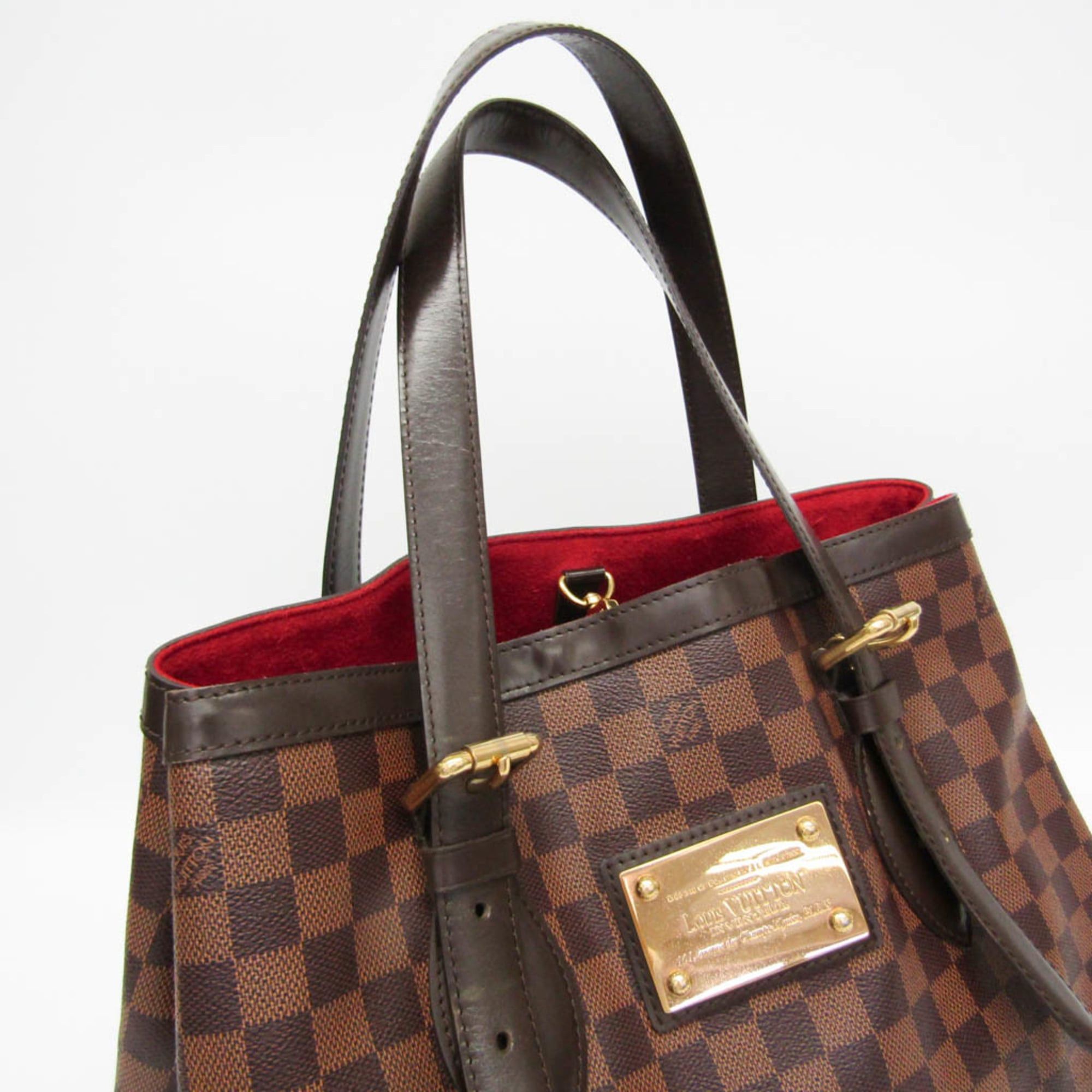 Louis Vuitton Louis Vuitton Damier Hampstead MM N51204 Women's Shoulder Bag,Tote Bag Brown Size ONE SIZE - 10 Thumbnail
