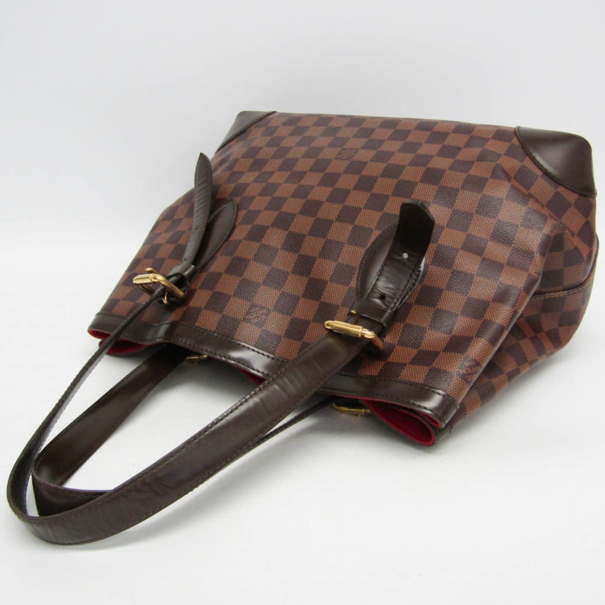 Louis Vuitton Louis Vuitton Damier Hampstead MM N51204 Women's Shoulder Bag,Tote Bag Brown Size ONE SIZE - 12 Thumbnail