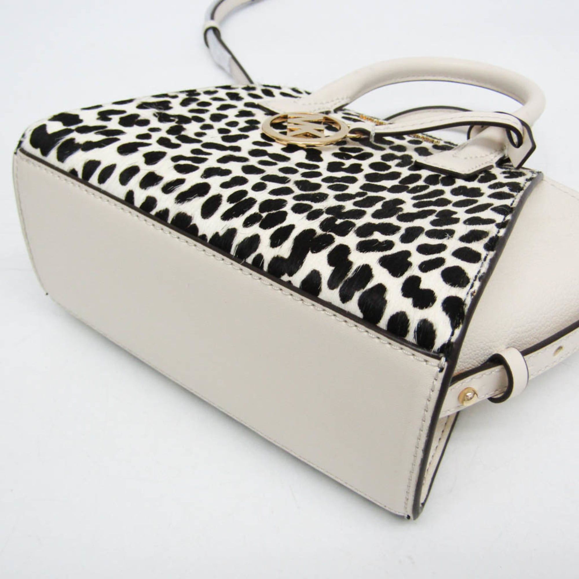 Michael Kors Michael Kors AVRIL 35F4G4VC0H Women's Leather Handbag,Shoulder Bag Off-white Size ONE SIZE - 6 Thumbnail
