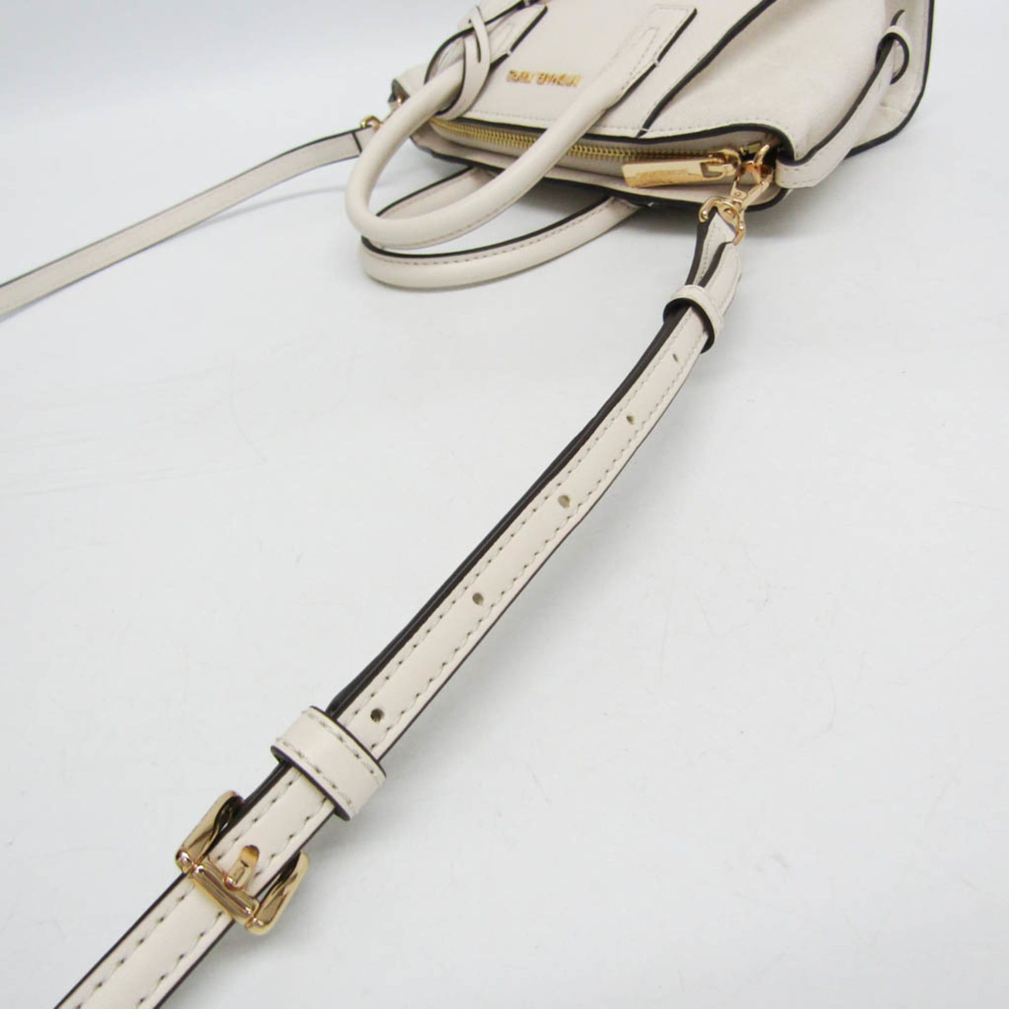 Michael Kors Michael Kors AVRIL 35F4G4VC0L Women's Leather Handbag,Shoulder Bag Off-white Size ONE SIZE - 10 Thumbnail