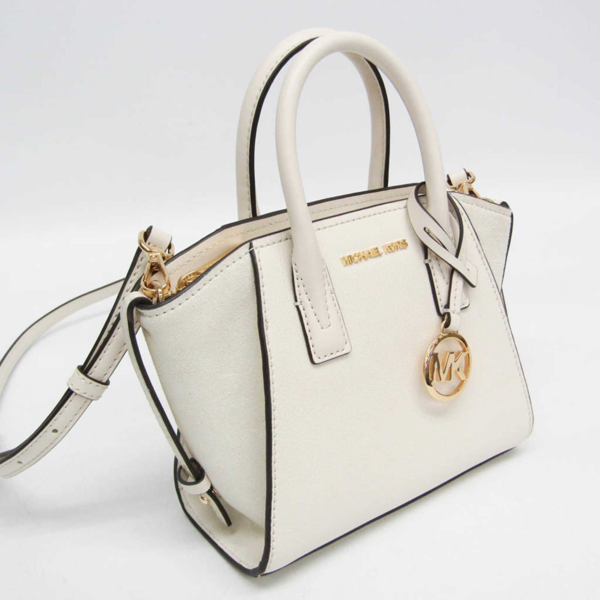 Michael Kors Michael Kors AVRIL 35F4G4VC0L Women's Leather Handbag,Shoulder Bag Off-white Size ONE SIZE - 8 Thumbnail