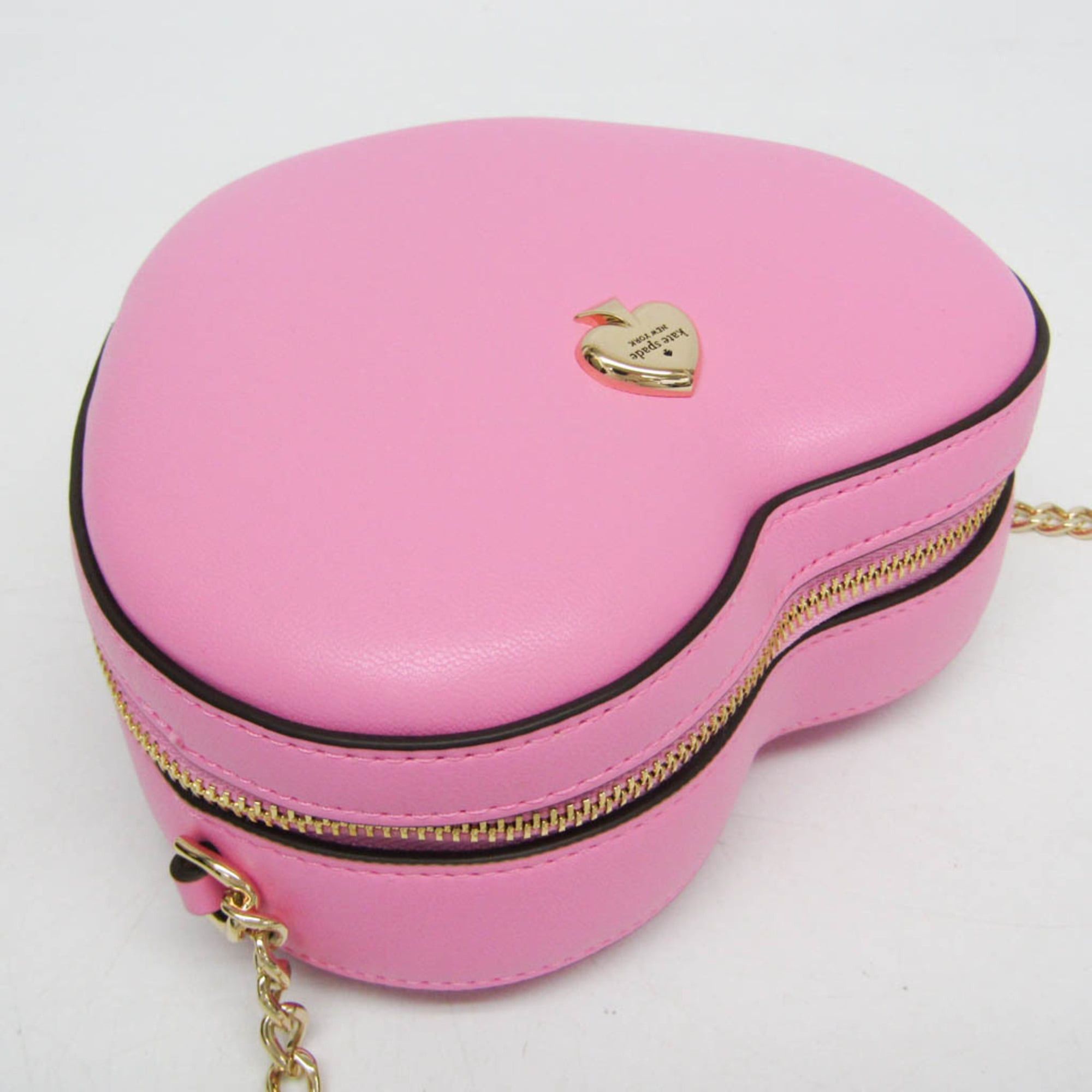 Kate Spade Kate Spade Love Shack 3D Mini Heart KK209 Women's Leather Shoulder Bag Pink Size ONE SIZE - 6 Thumbnail