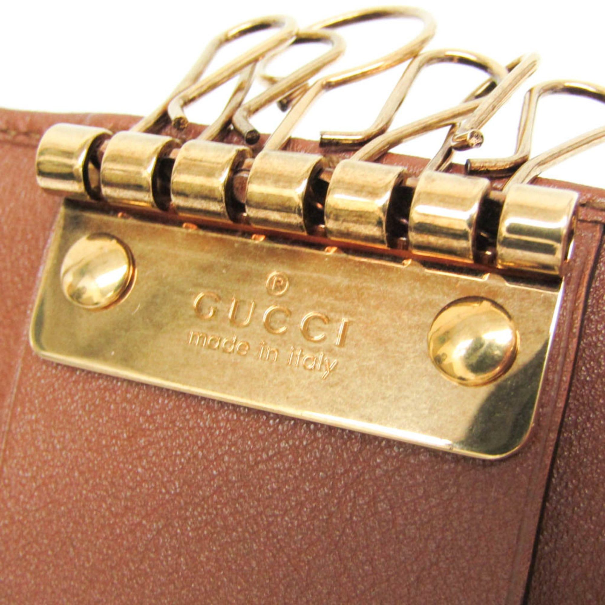 Gucci Gucci Bamboo Diana 658636 Women's Leather Key Case Brown Size ONE SIZE - 8 Thumbnail