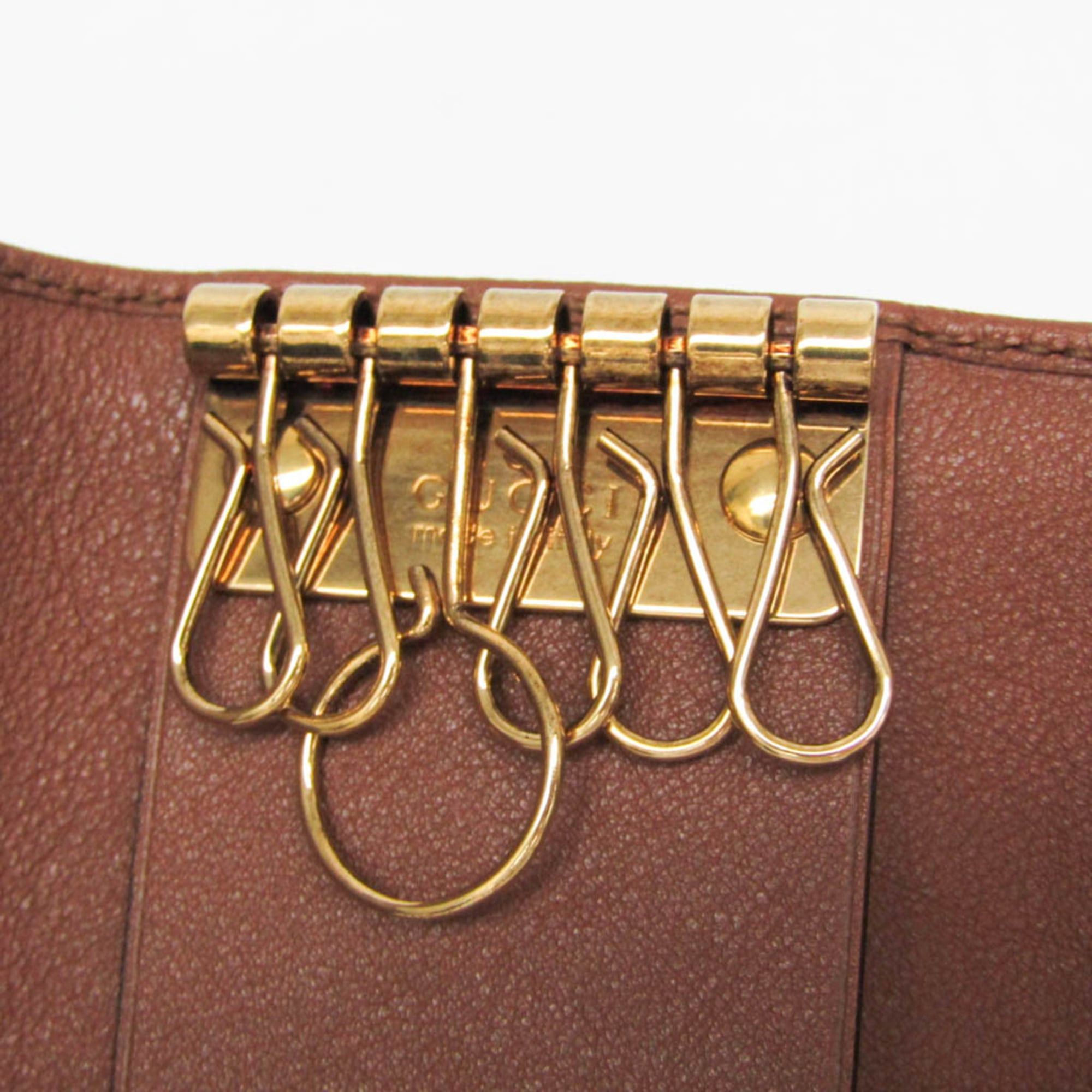 Gucci Gucci Bamboo Diana 658636 Women's Leather Key Case Brown Size ONE SIZE - 7 Thumbnail