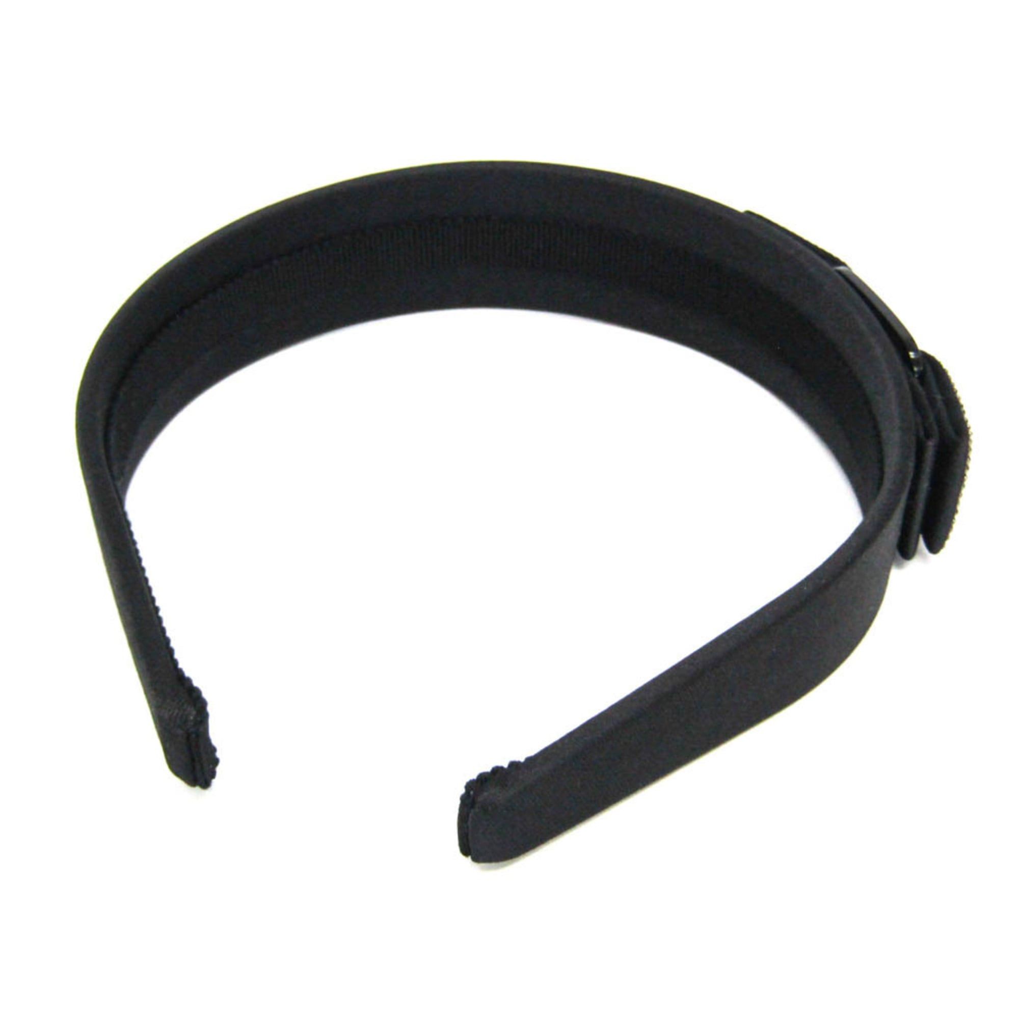 Salvatore Ferragamo Salvatore Ferragamo Vara Rhinestone Metal,Satin Women's Alice Band Black Size ONE SIZE - 3 Thumbnail