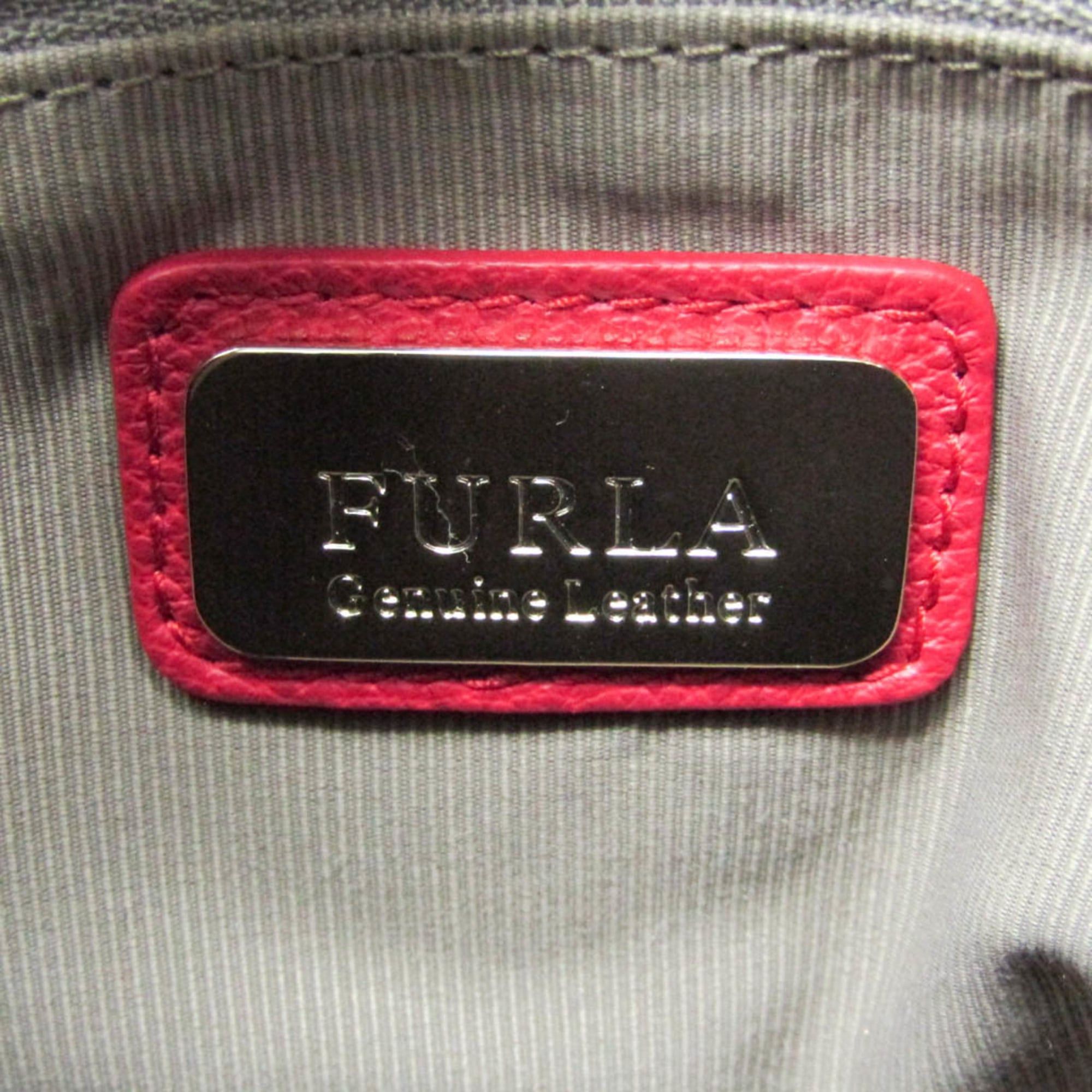 Furla Furla NIKI Women's Leather Handbag,Shoulder Bag Pink Size ONE SIZE - 12 Thumbnail
