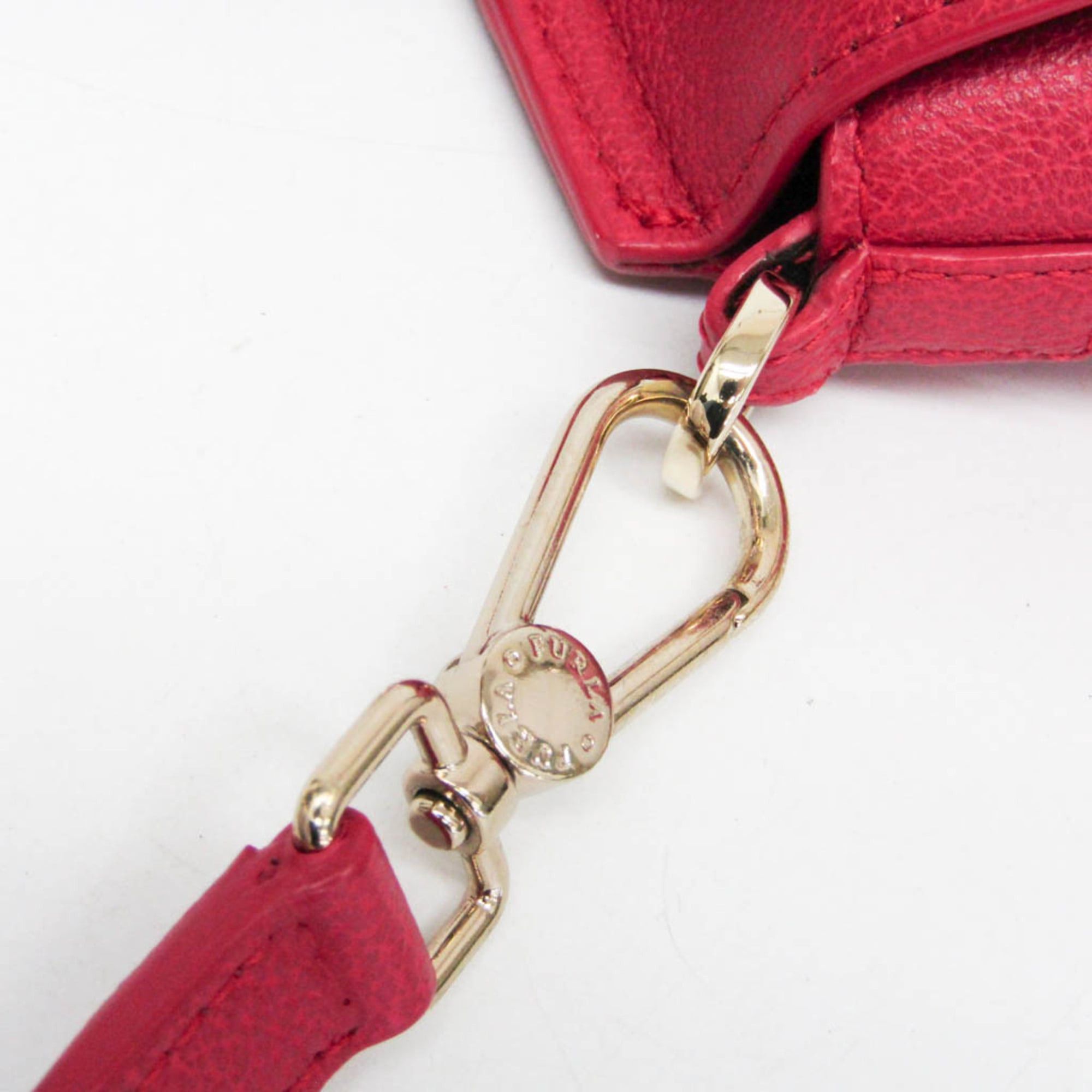 Furla Furla NIKI Women's Leather Handbag,Shoulder Bag Pink Size ONE SIZE - 8 Thumbnail