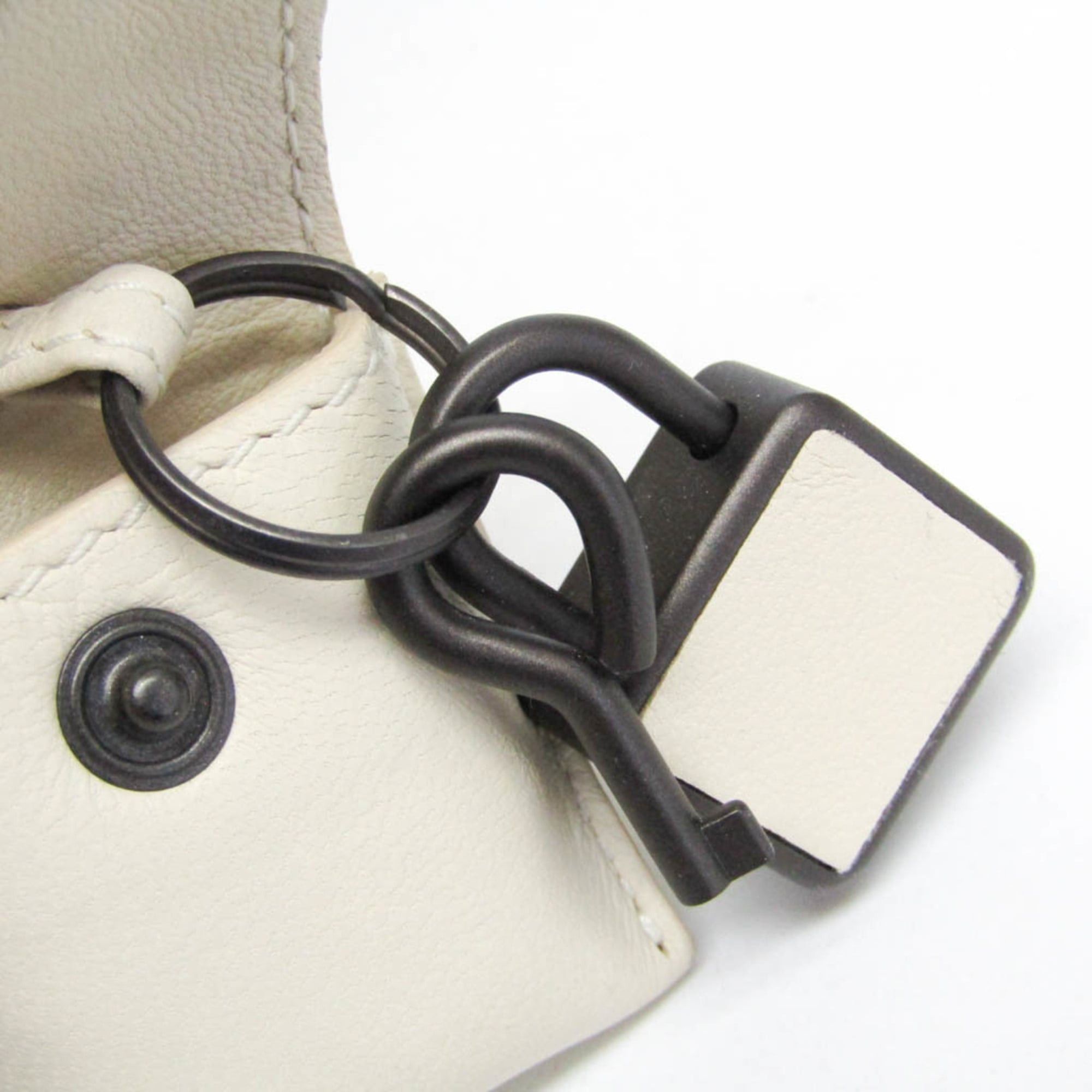 Bottega Veneta Bottega Veneta Intrecciato Women's Leather Shoulder Bag White Size ONE SIZE - 16 Thumbnail