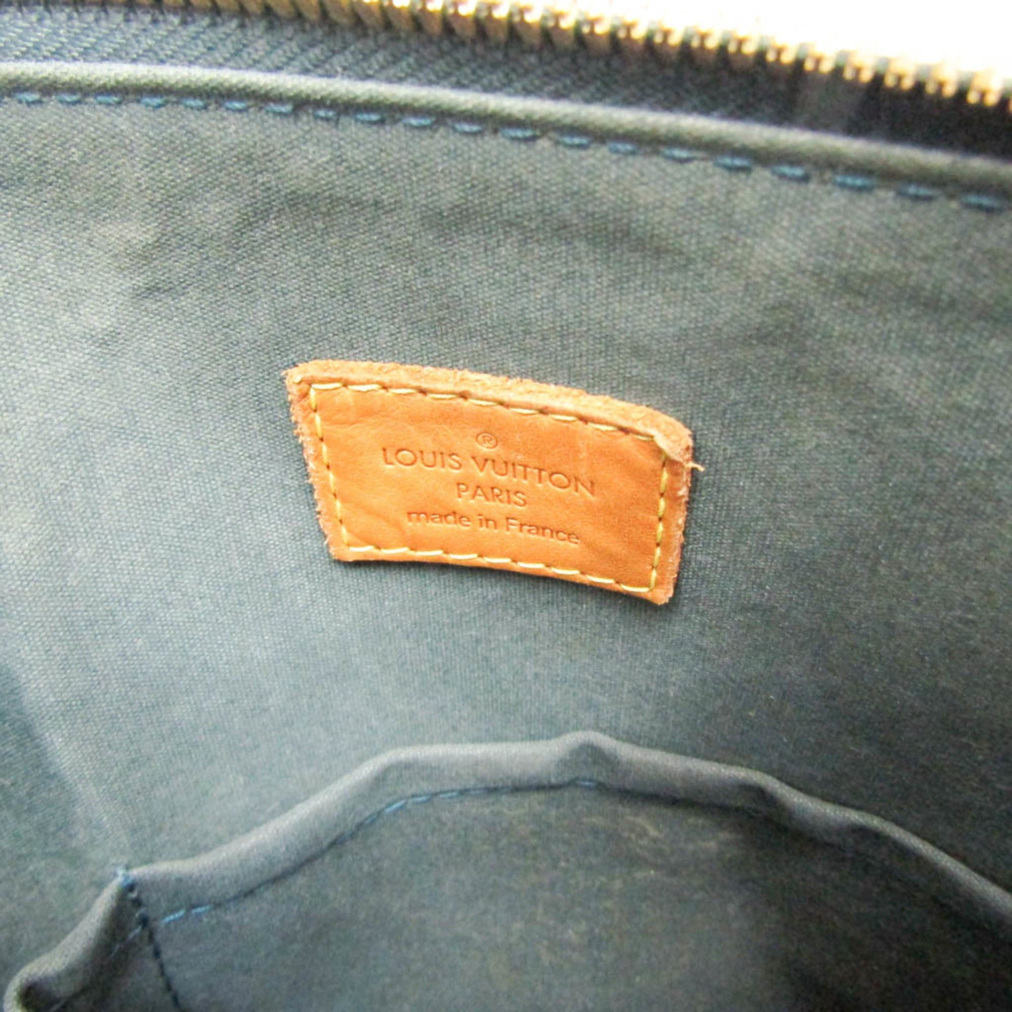Louis Vuitton Louis Vuitton Monogram Vernis Alma GM M93682 Women's Handbag Blue Nuit Size ONE SIZE - 19 Thumbnail