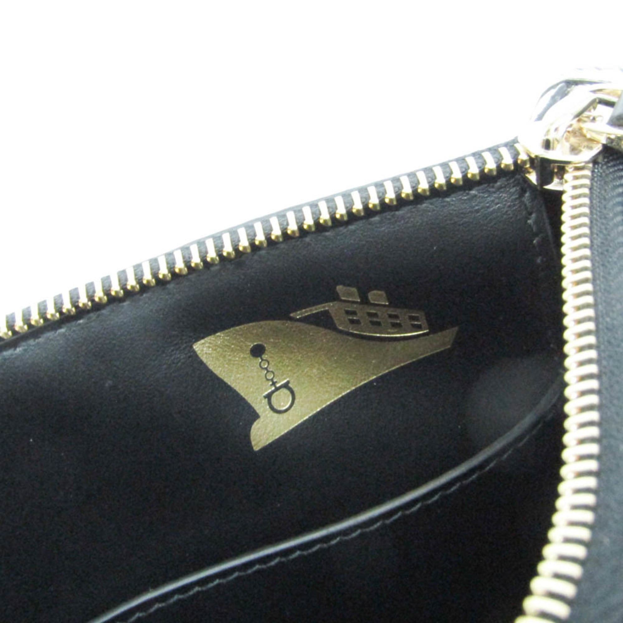 Salvatore Ferragamo Salvatore Ferragamo Gancini 21 0388 Women's Leather Handbag,Shoulder Bag Silver Size ONE SIZE - 14 Thumbnail
