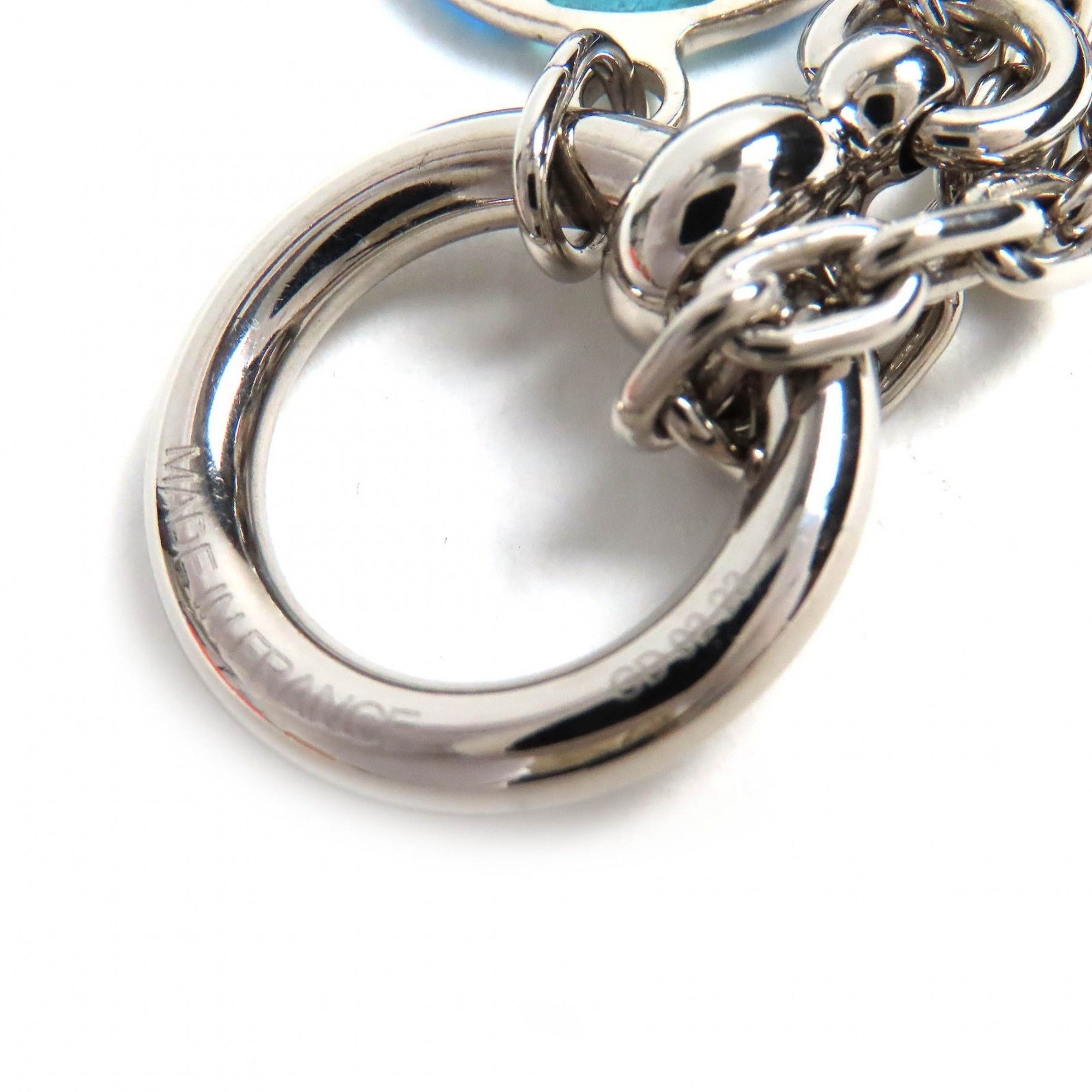 Hermes HERMES Helios Fair à Cheval Camaieu de Bleu Horseshoe Pendant Necklace, Current Model, Comes with Box and Dust Bag, Made in France, Popular for Women Size ONE SIZE - 6 Thumbnail
