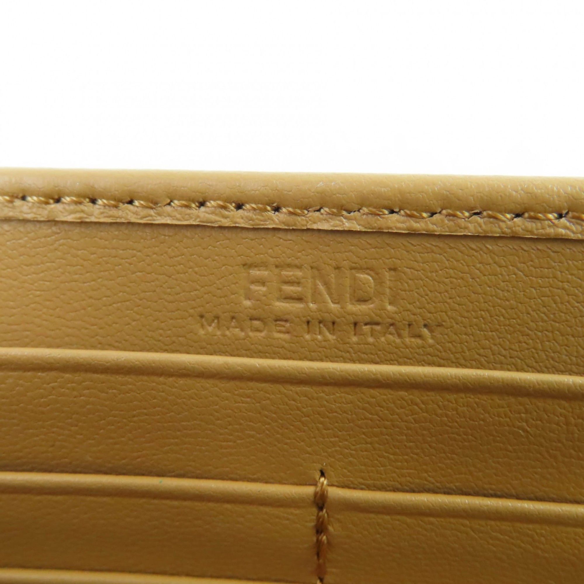 Fendi FENDI 8M0251 Baguette Continental Nappa Leather Long Wallet with 3D FF Logo and Hardware, Women's, Box Dust Bag Included Size ONE SIZE - 9 Thumbnail