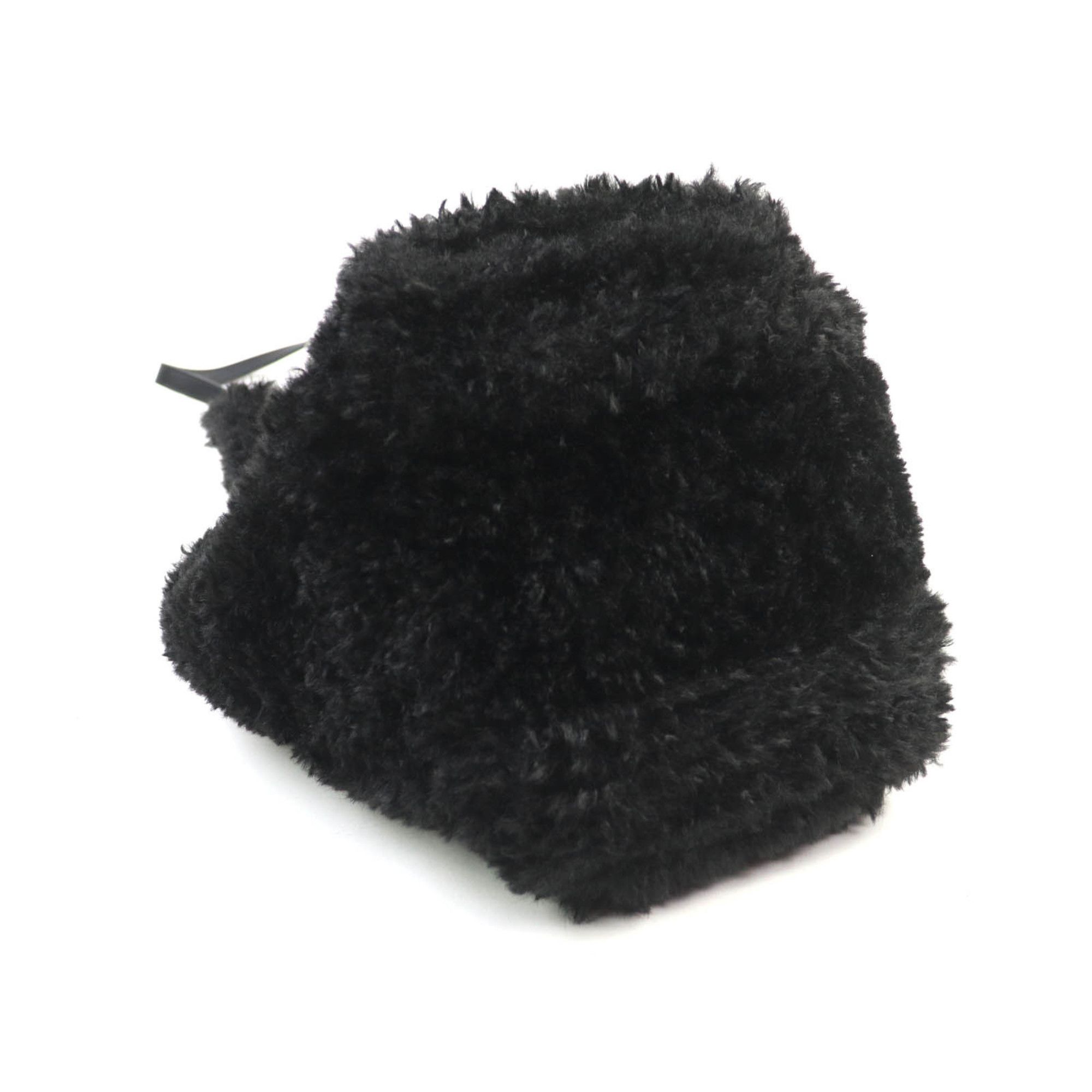Balenciaga BALENCIAGA Everyday 2.0 XS (672793) Logo Embroidered F-Fur Shoulder Tote Bag, Black, Includes Dust Made in Italy Size ONE SIZE - 5 Thumbnail