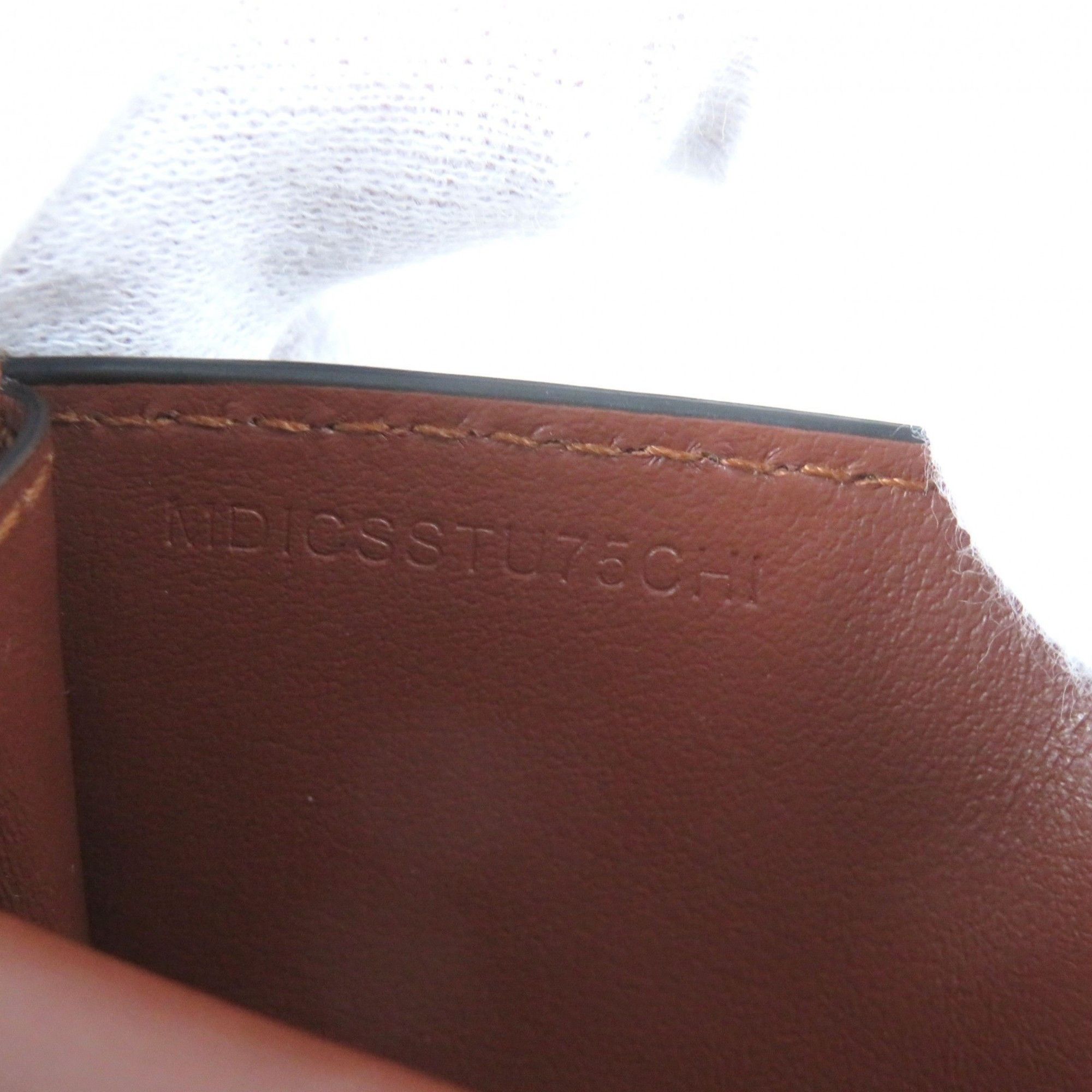 Burberry BURBERRY TB All-Over Print Compact Chain Wallet, Leather Bifold Brown, Women's Size ONE SIZE - 12 Thumbnail