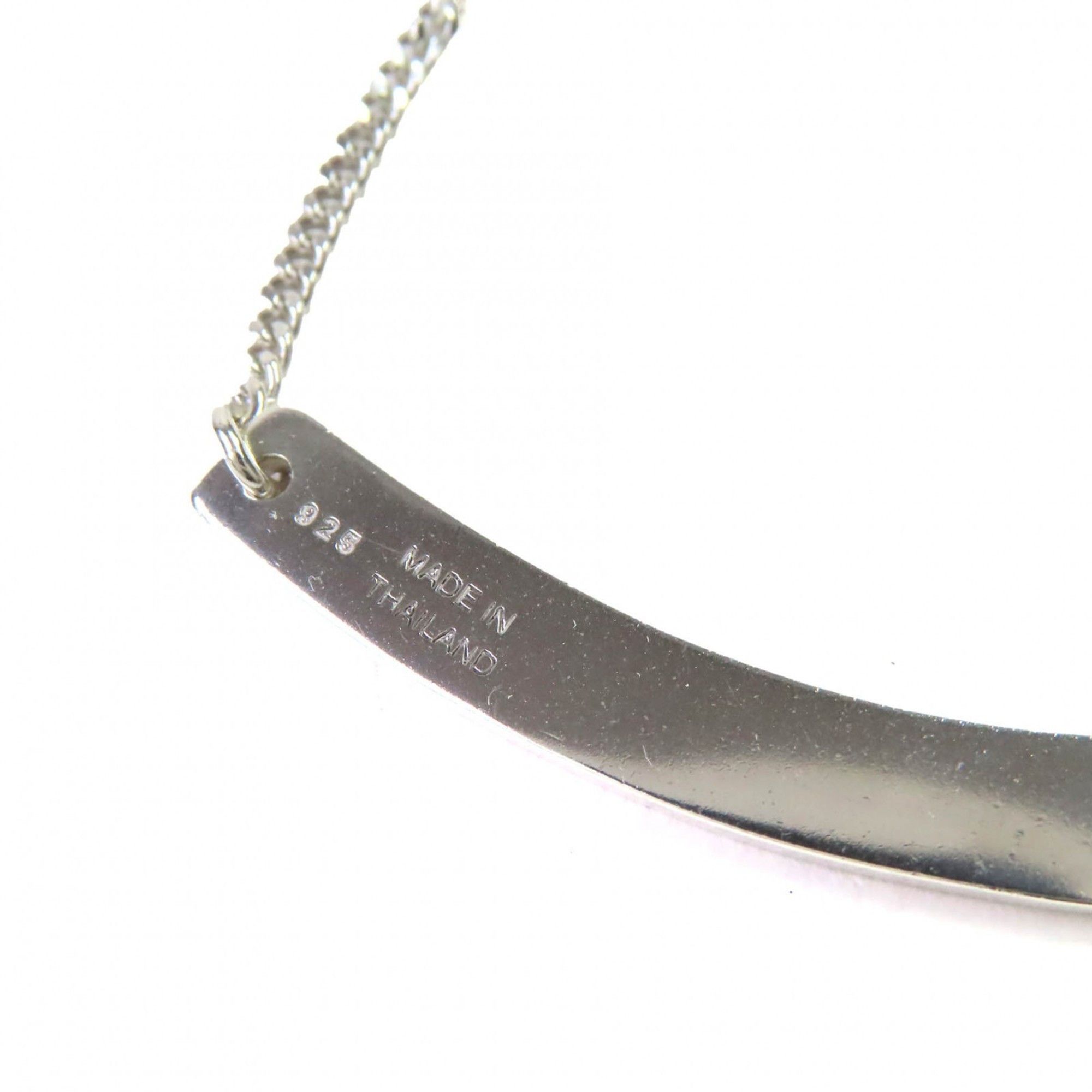 Celine CELINE SV925 Macadam Logo Plate Necklace Pendant Accessory Silver Weight 6.6g Women's Size ONE SIZE - 7 Thumbnail