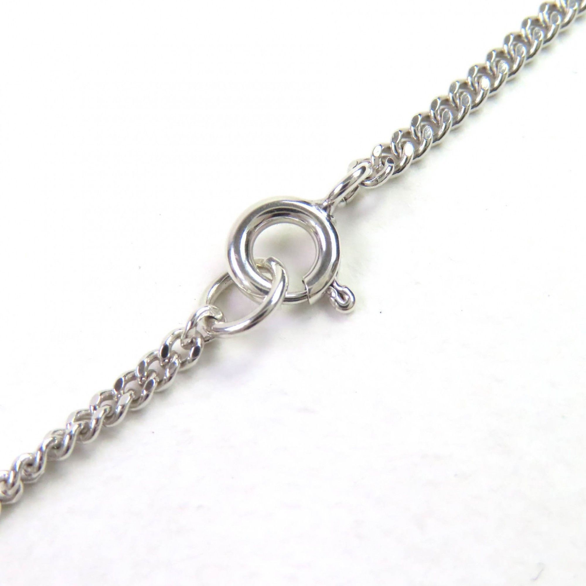 Celine CELINE SV925 Macadam Logo Plate Necklace Pendant Accessory Silver Weight 6.6g Women's Size ONE SIZE - 6 Thumbnail