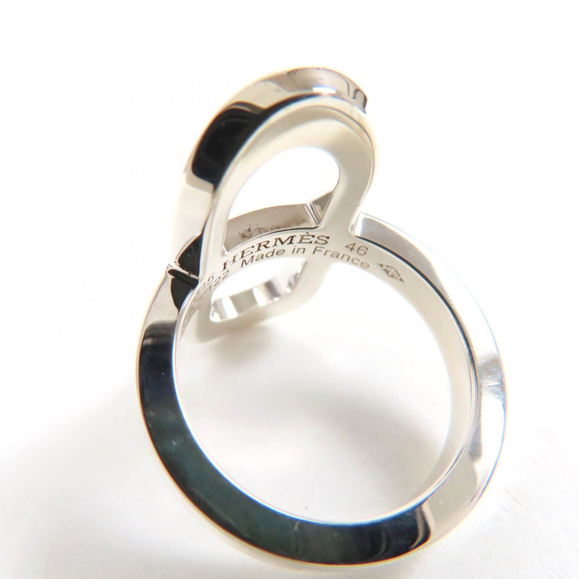 Hermes HERMES 2021 Ever Chaine d'Ancre PM Ring, AG925 Silver, Size 46, with Box, Made in France, Weight 5.24g, Women's Size ONE SIZE - 6 Thumbnail