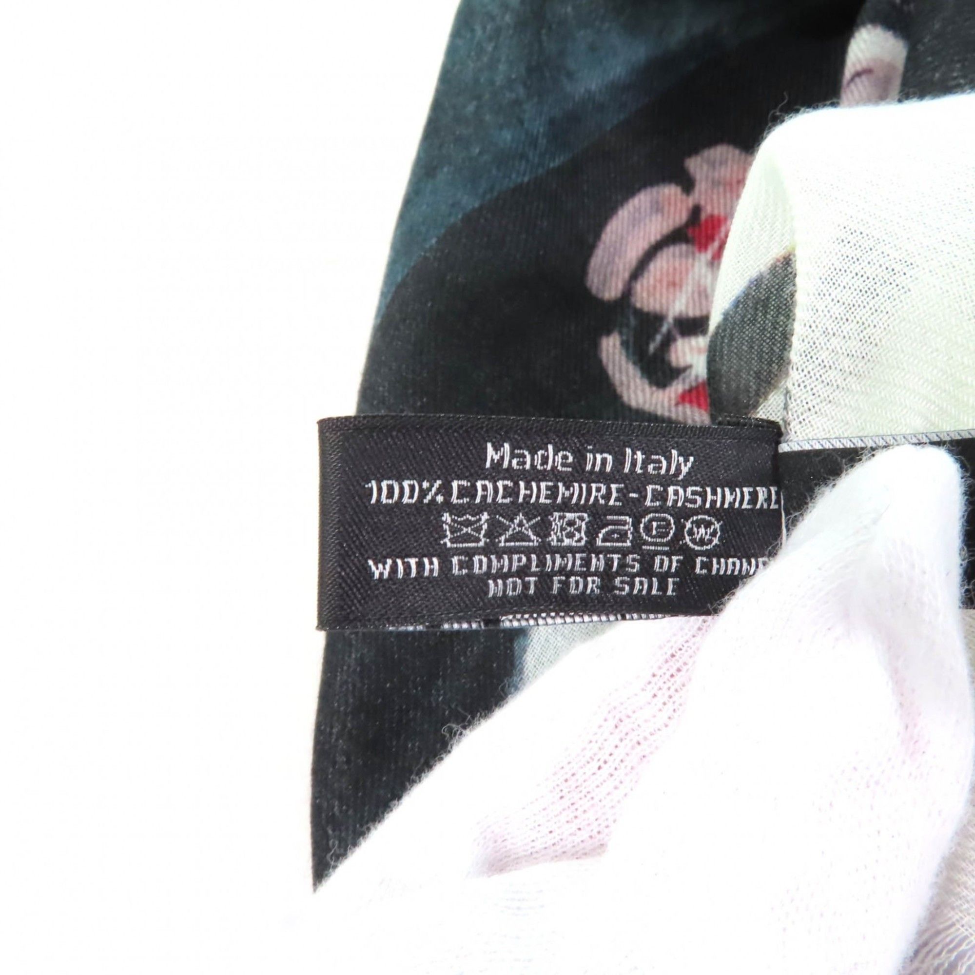 Chanel CHANEL 100% Cashmere Tweed 2023 Fringed All-Over Print Large Stole/Shawl, Multicolor, Box Included, Made in Italy, Women's Size ONE SIZE - 13 Thumbnail