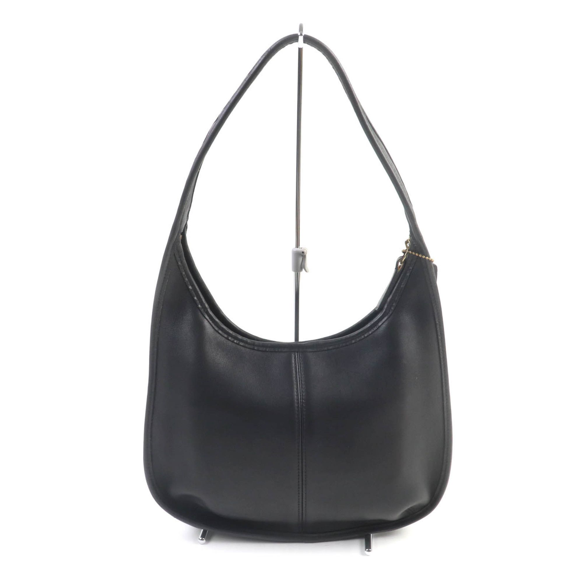 Coach Old Coach 9025 Ergo Shoulder Bag in Black with Charm, Rare, Glove Leather, Women's Size ONE SIZE - 2 Thumbnail