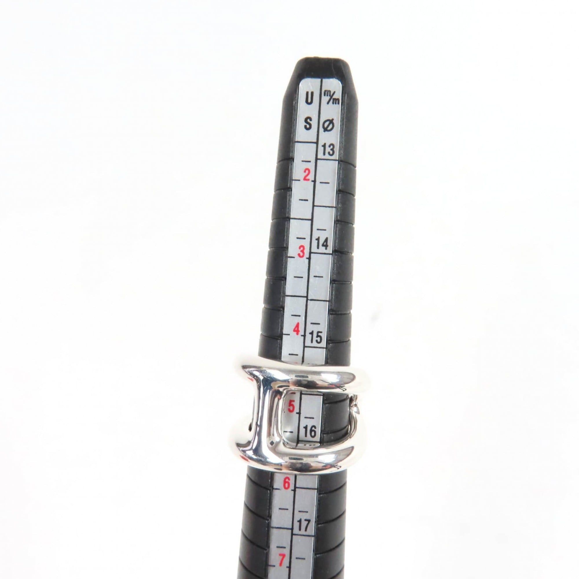 Hermes HERMES Osmoz GM Ring, AG925 Silver, Size 50, Approximately Japanese Size, Includes Box, Made in Italy, Weight 14.9g, Women's Size ONE SIZE - 8 Thumbnail