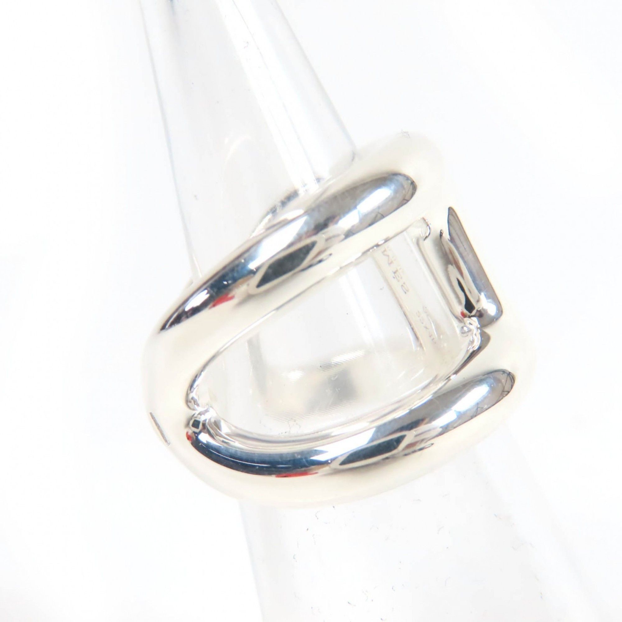 Hermes HERMES Osmoz GM Ring, AG925 Silver, Size 50, Approximately Japanese Size, Includes Box, Made in Italy, Weight 14.9g, Women's Size ONE SIZE - 5 Thumbnail