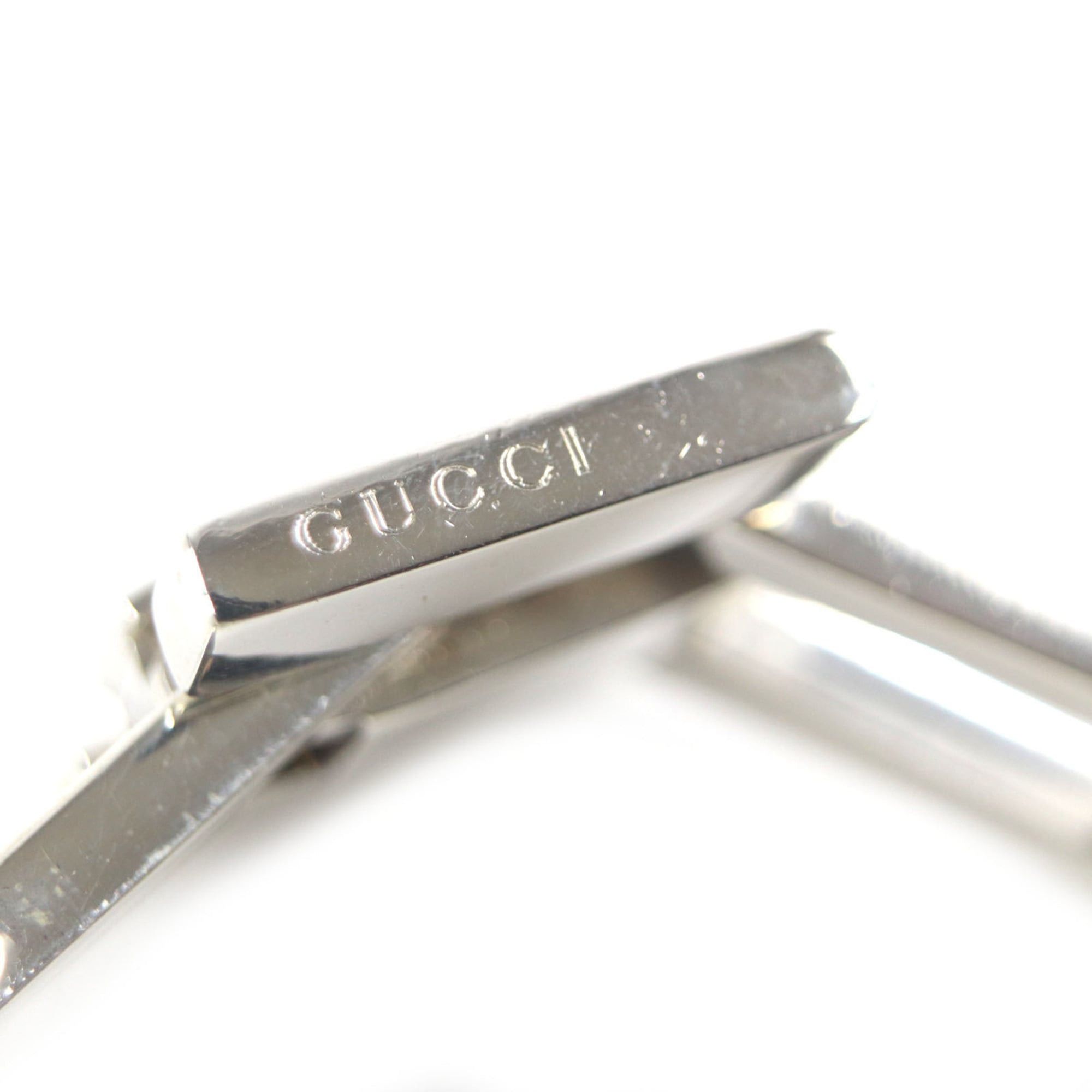 Gucci GUCCI Vintage Heavy Gate Link Bracelet, 925 Sterling Silver, Made in Italy, Weight 90.27g, Men's Size ONE SIZE - 4 Thumbnail