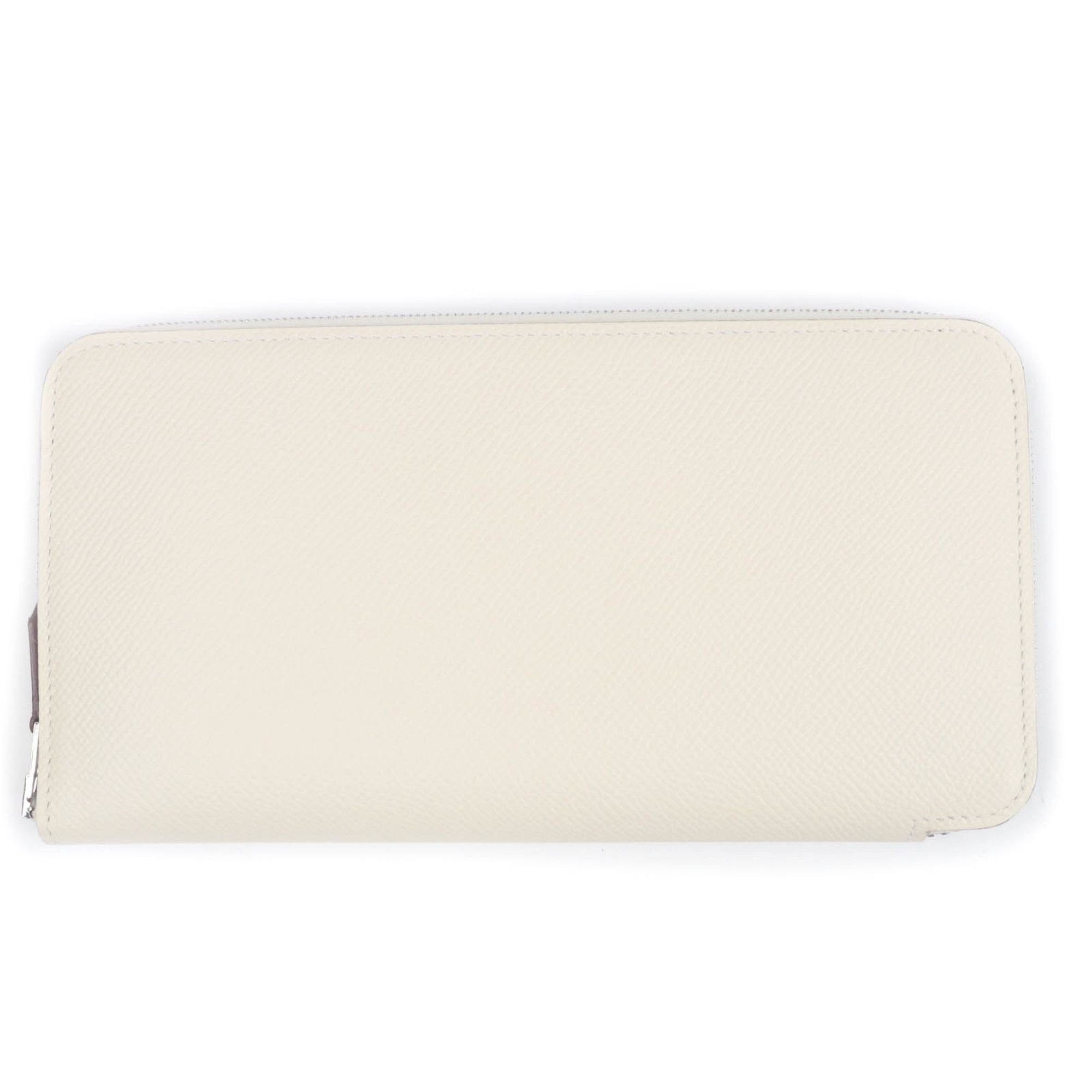 Hermes HERMES Azap Long Silk-In Zip-Around Wallet with Epsom Leather, Nata and Silver Hardware, U Stamp, Made in France, Box Size ONE SIZE - 3 Thumbnail