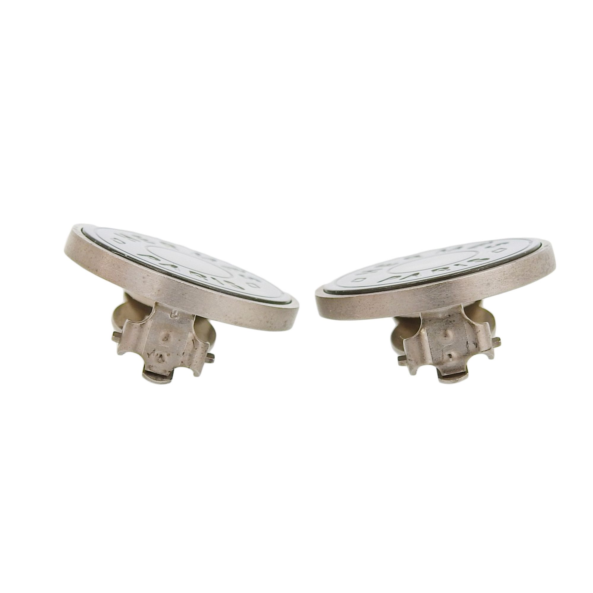 Hermes HERMES BIJOUTERIE FANTAISIE Serie Shell Clip-on Earrings, Silver, for Women, Box Included Size ONE SIZE - 6 Thumbnail