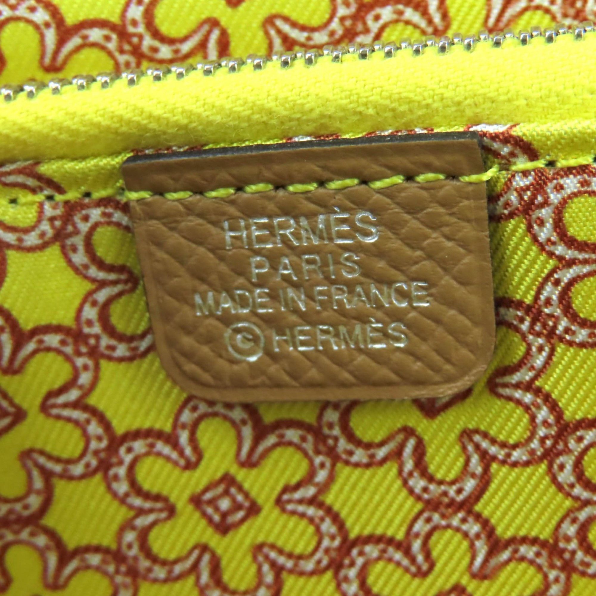 Hermes HERMES Azap Long Silk In Chai Epsom Leather Round Zip Wallet with U Stamp and Box, Made in France, Women's Size ONE SIZE - 10 Thumbnail