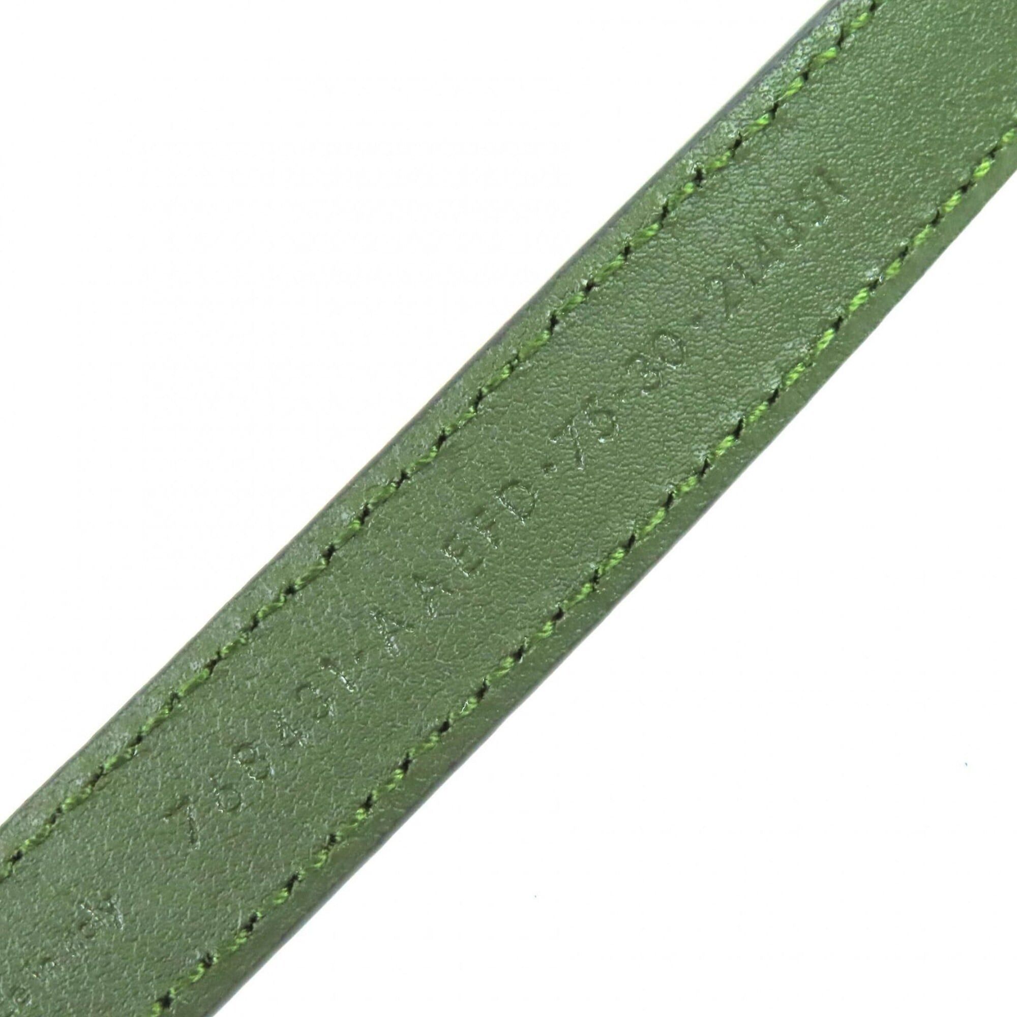 Gucci GUCCI 768431 Interlocking G Buckle GG Pattern Suede Leather Narrow Belt 75/30 Khaki with Dust Bag Made in Italy Size ONE SIZE - 9 Thumbnail