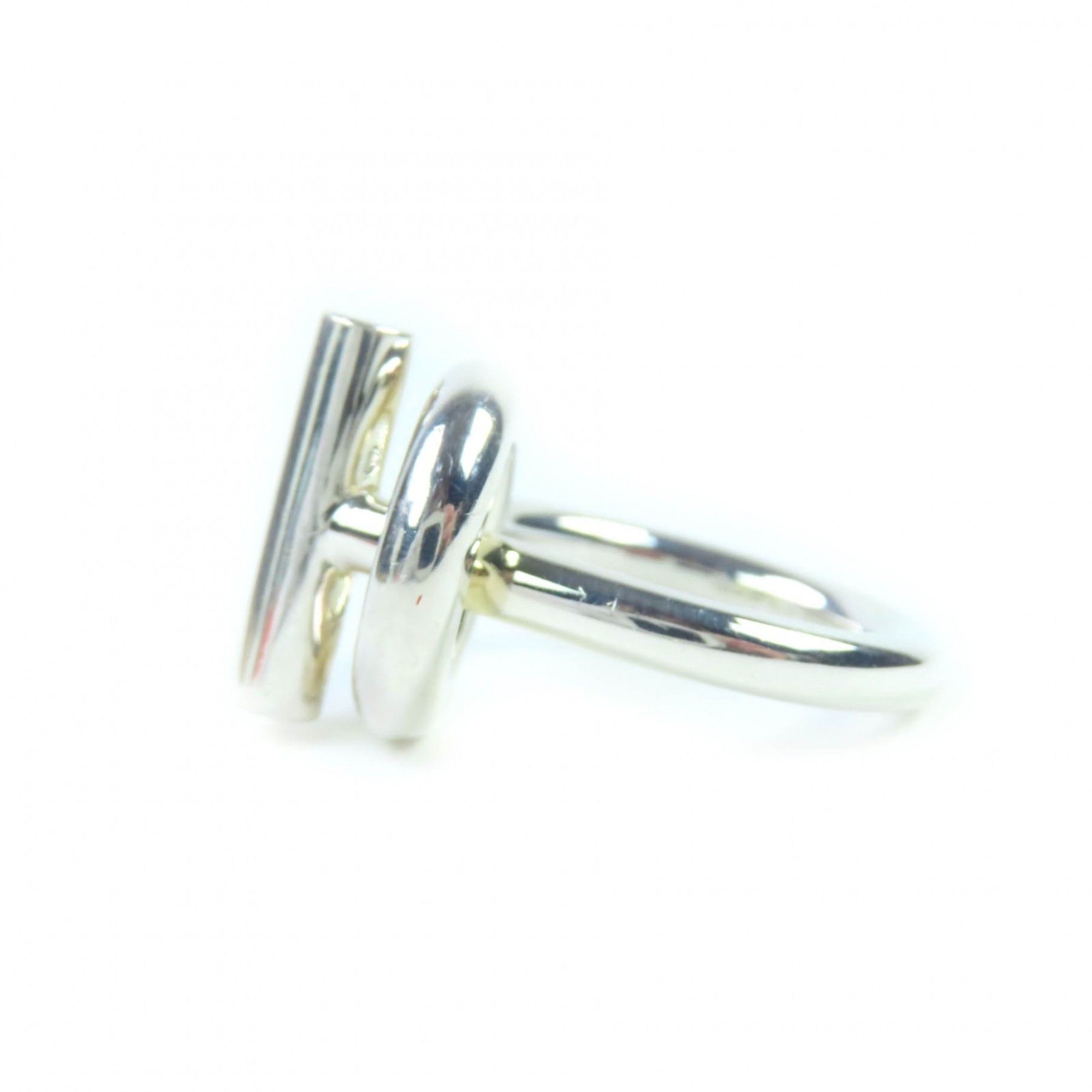 Hermes HERMES Echappé MM 925 Silver Ring, Size 51 (Japan equivalent), Includes Case, Made in Italy, Weight 9.94g, Women's Size ONE SIZE - 3 Thumbnail