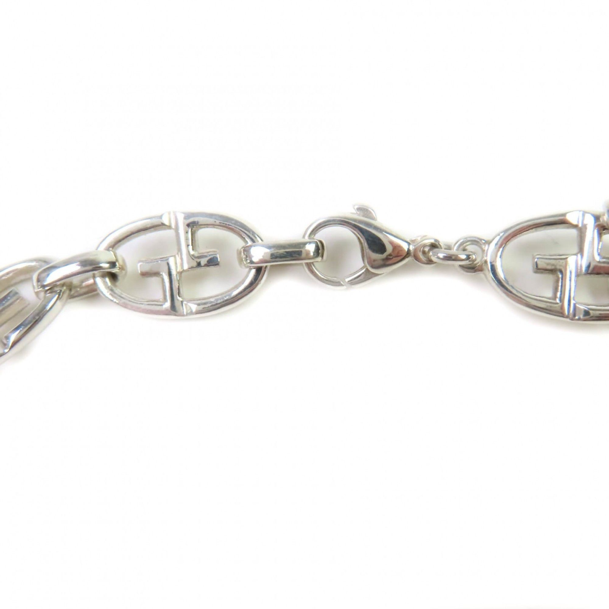 Gucci Vintage GUCCI 925 Tom Ford-era Double G Anchor Chain Choker in Silver, Made Italy, with Case, Weight 40.7g, Women's Size ONE SIZE - 8 Thumbnail
