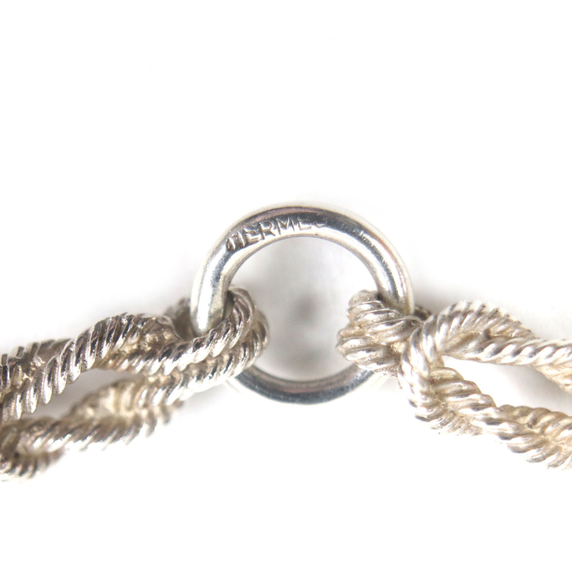 Hermes HERMES Vintage Audienne Long Chain Necklace, Silver, 82cm, with Case, Men's and Women's Accessories Size ONE SIZE - 6 Thumbnail