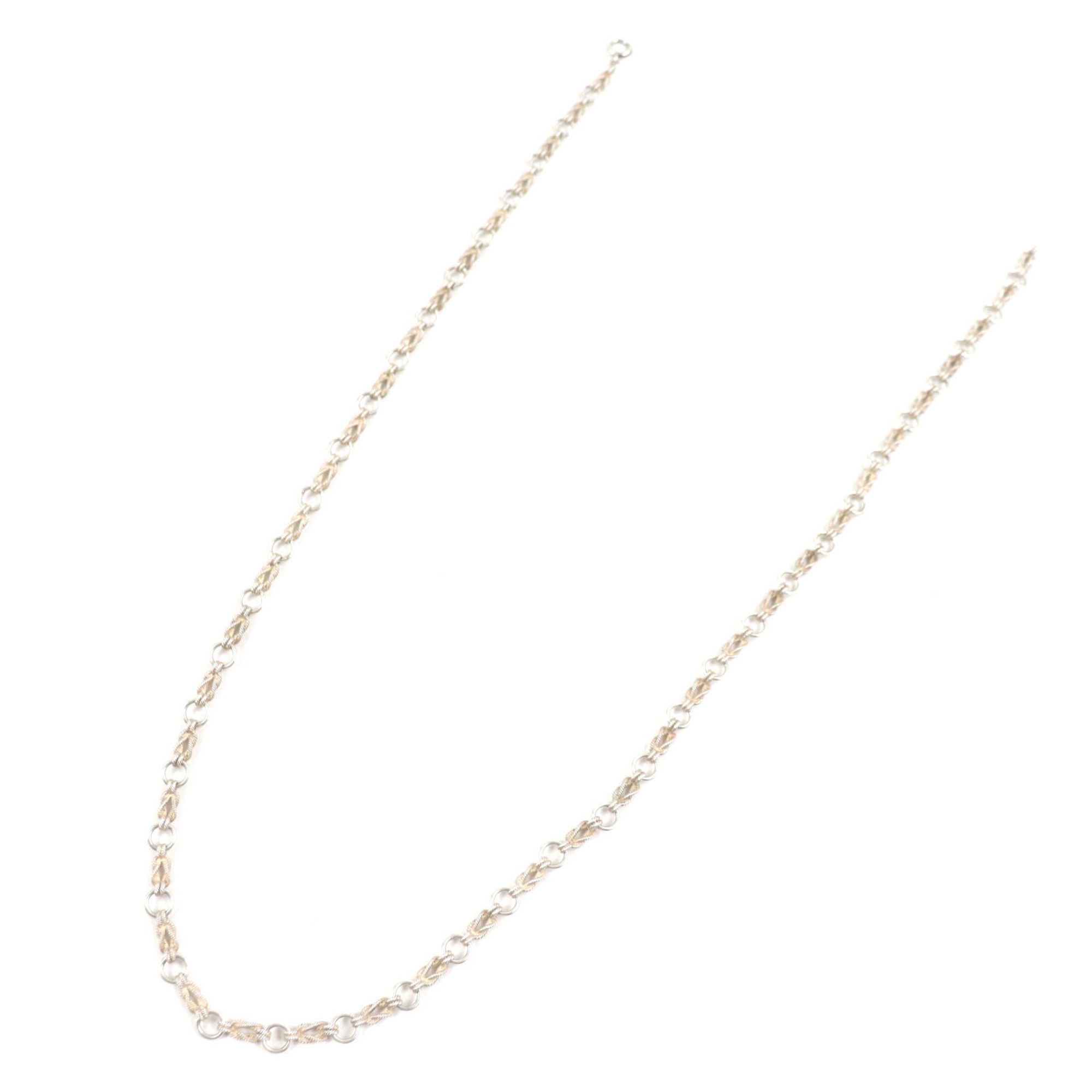 Hermes HERMES Vintage Audienne Long Chain Necklace, Silver, 82cm, with Case, Men's and Women's Accessories Size ONE SIZE - 4 Thumbnail