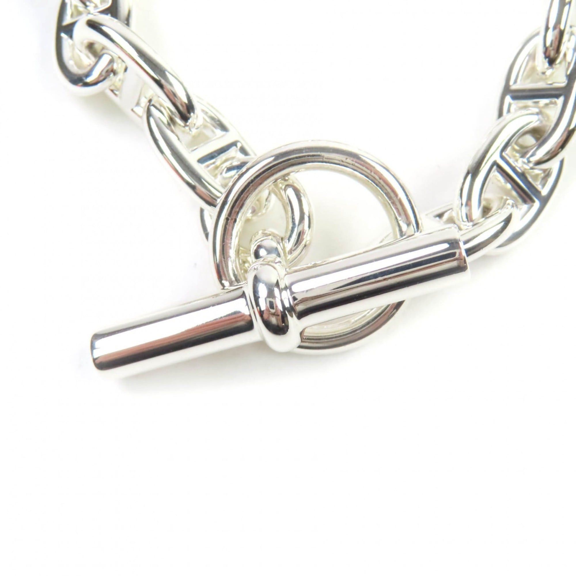 Hermes HERMES Chaine d'Ancre MM 925 14-link bracelet, silver, with box, made in France, weight 54.87g, for women Size ONE SIZE - 6 Thumbnail