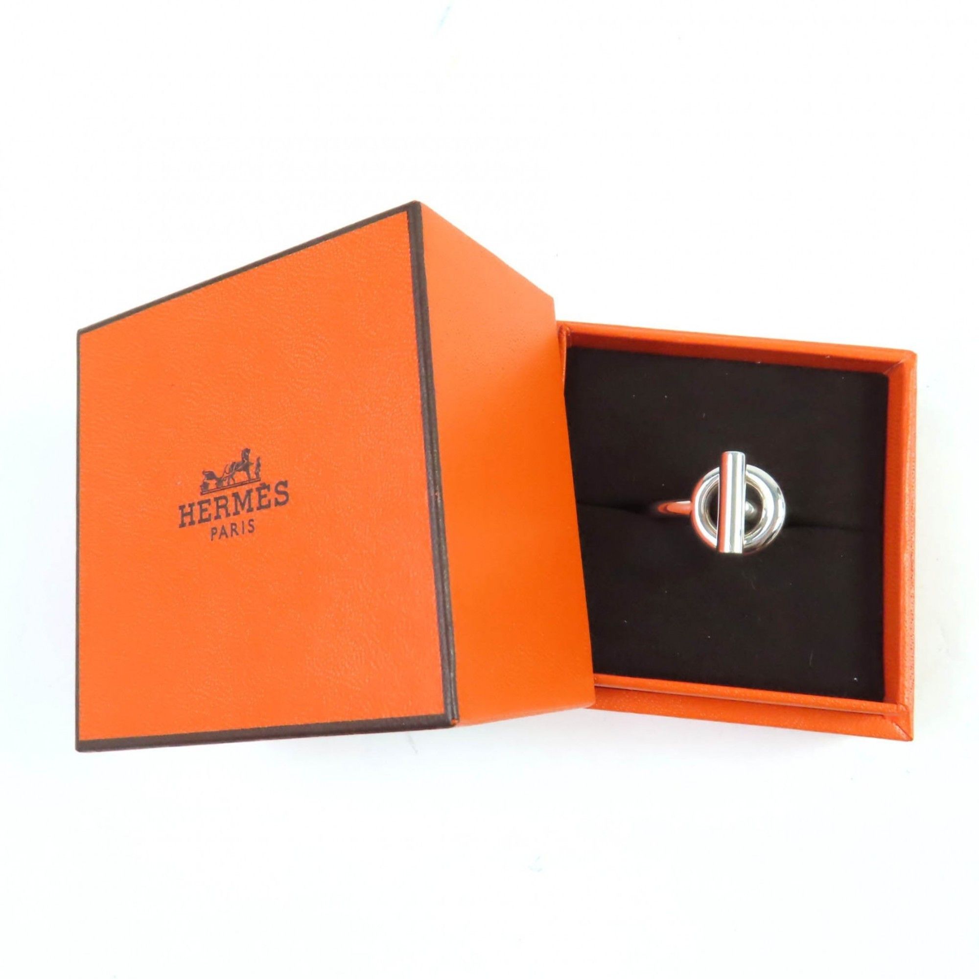 Hermes HERMES Echappé MM Ring, AG925 Silver, Size 50, Approximately Japanese Size, Includes Box, Made in Italy, Weight 9.8g, Women's Size ONE SIZE - 2 Thumbnail