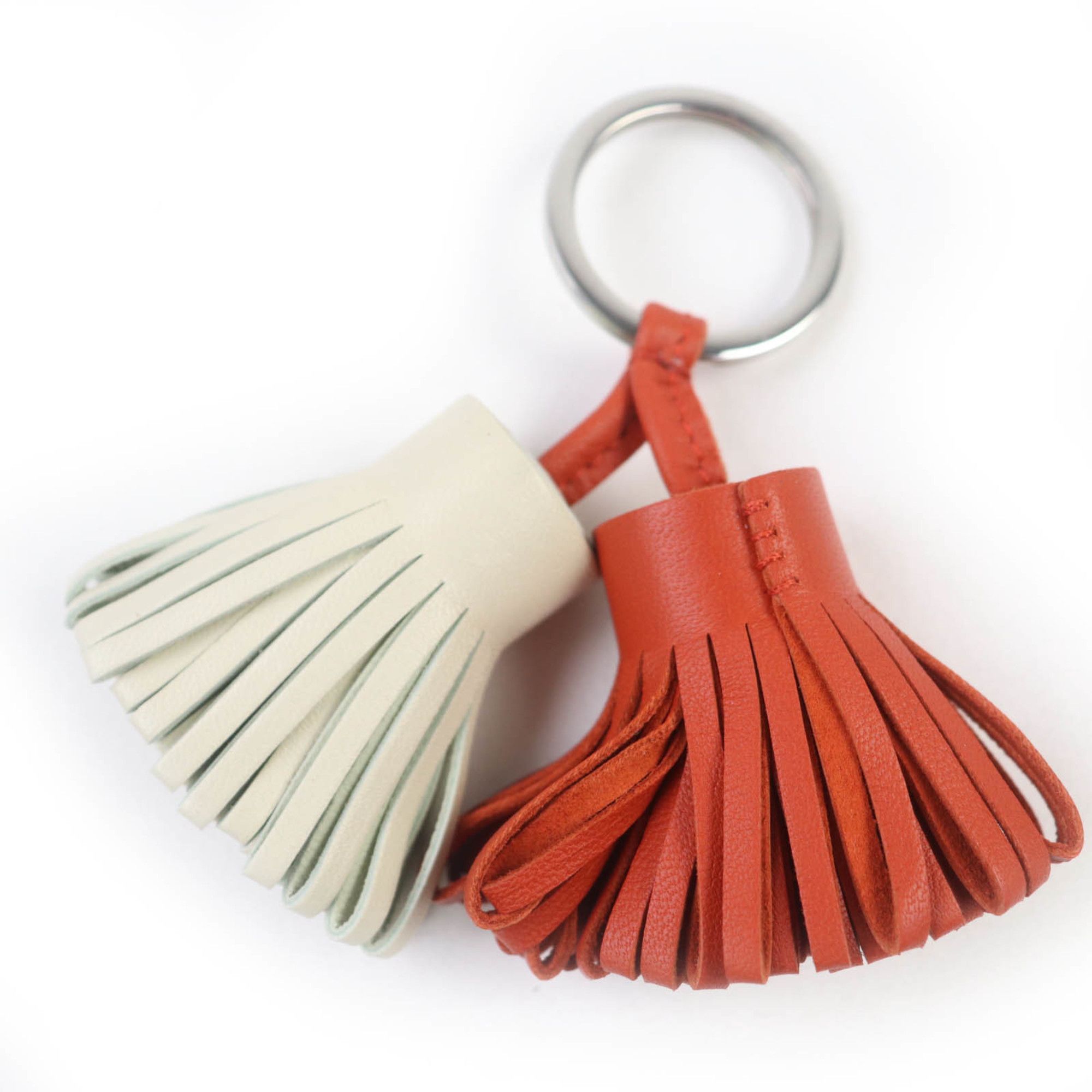 Hermes HERMES Carmen Unodos Anjou Milo Carnelian Clé Key Ring/Bag Charm, Made in France, Women's Size ONE SIZE - 4 Thumbnail