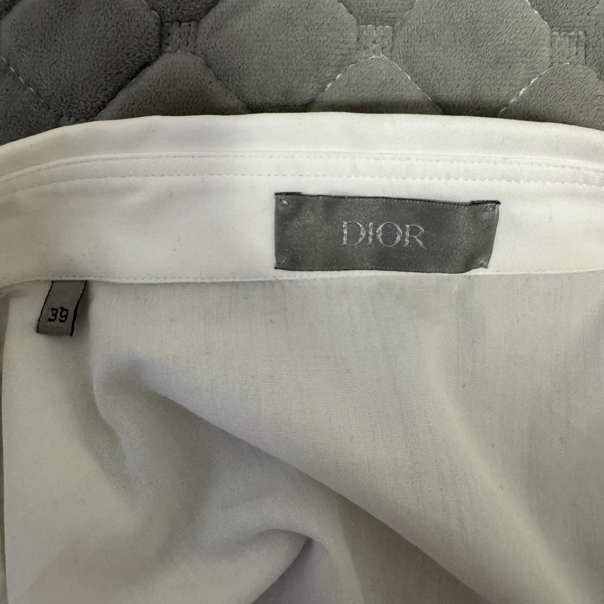 Dior Dior Floral Logo Embroidery Shirt Size 39 Size US M / EU 48-50 / 2 - 3 Thumbnail
