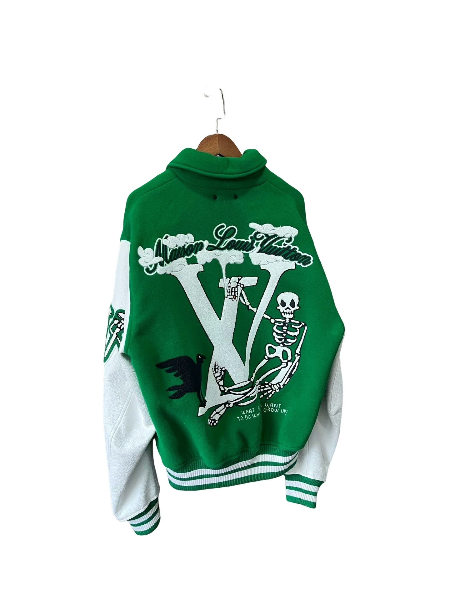Louis Vuitton Louis Vuitton Skeleton Patch Varsity Jacket 48 Size US M / EU 48-50 / 2 - 3 Thumbnail