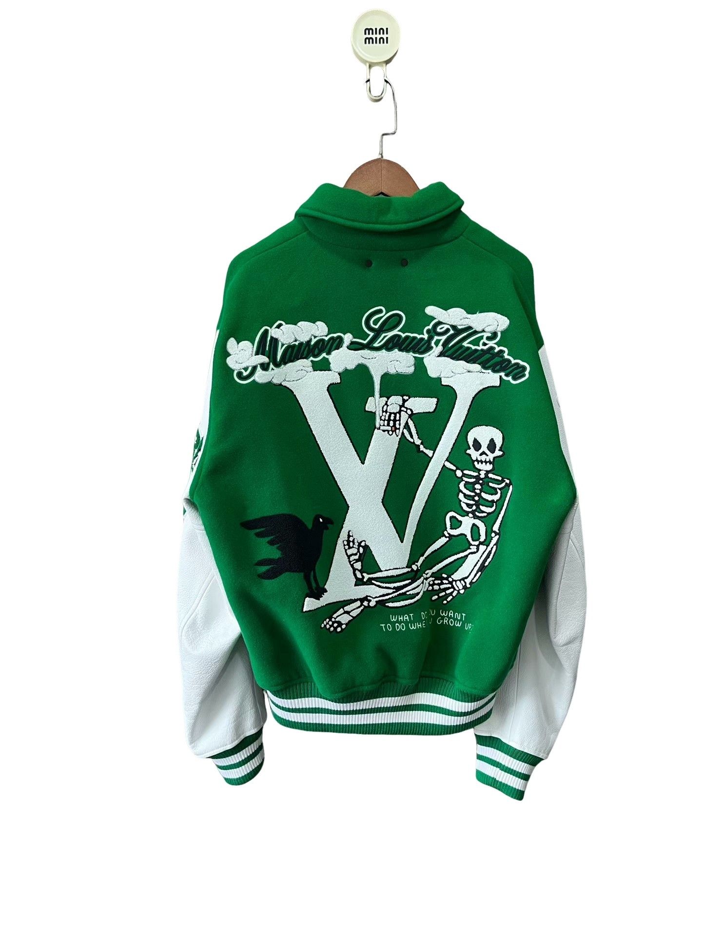 Louis Vuitton Louis Vuitton Skeleton Patch Varsity Jacket 48 Size US M / EU 48-50 / 2 - 2 Thumbnail