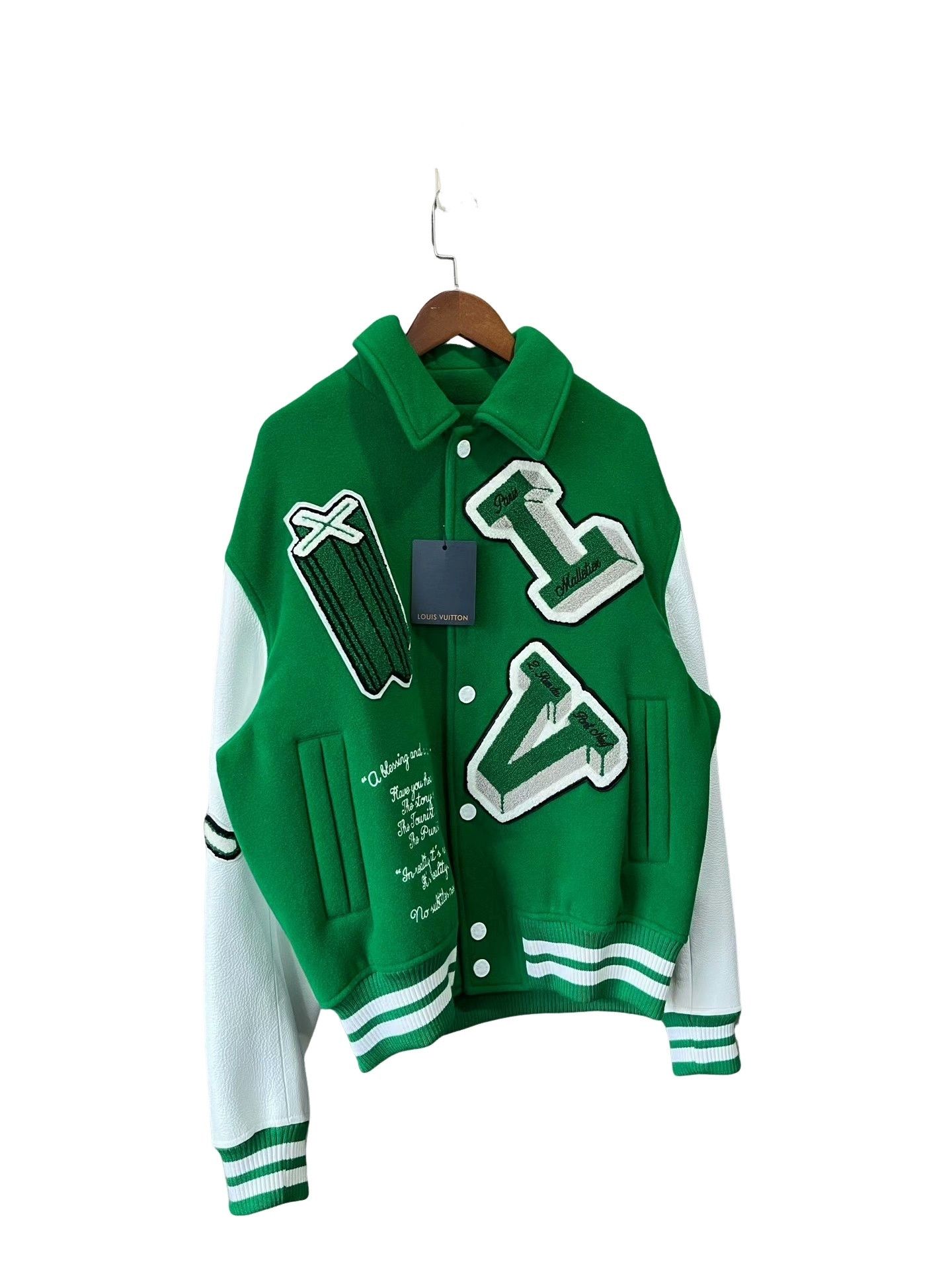 Louis Vuitton Louis Vuitton Skeleton Patch Varsity Jacket 48 Size US M / EU 48-50 / 2 - 6 Thumbnail