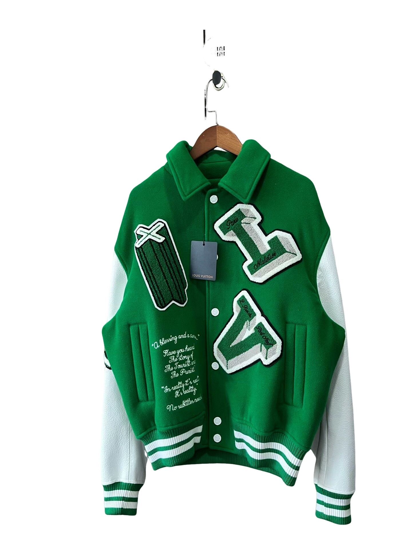 Louis Vuitton Louis Vuitton Skeleton Patch Varsity Jacket 48 Size US M / EU 48-50 / 2 - 7 Thumbnail
