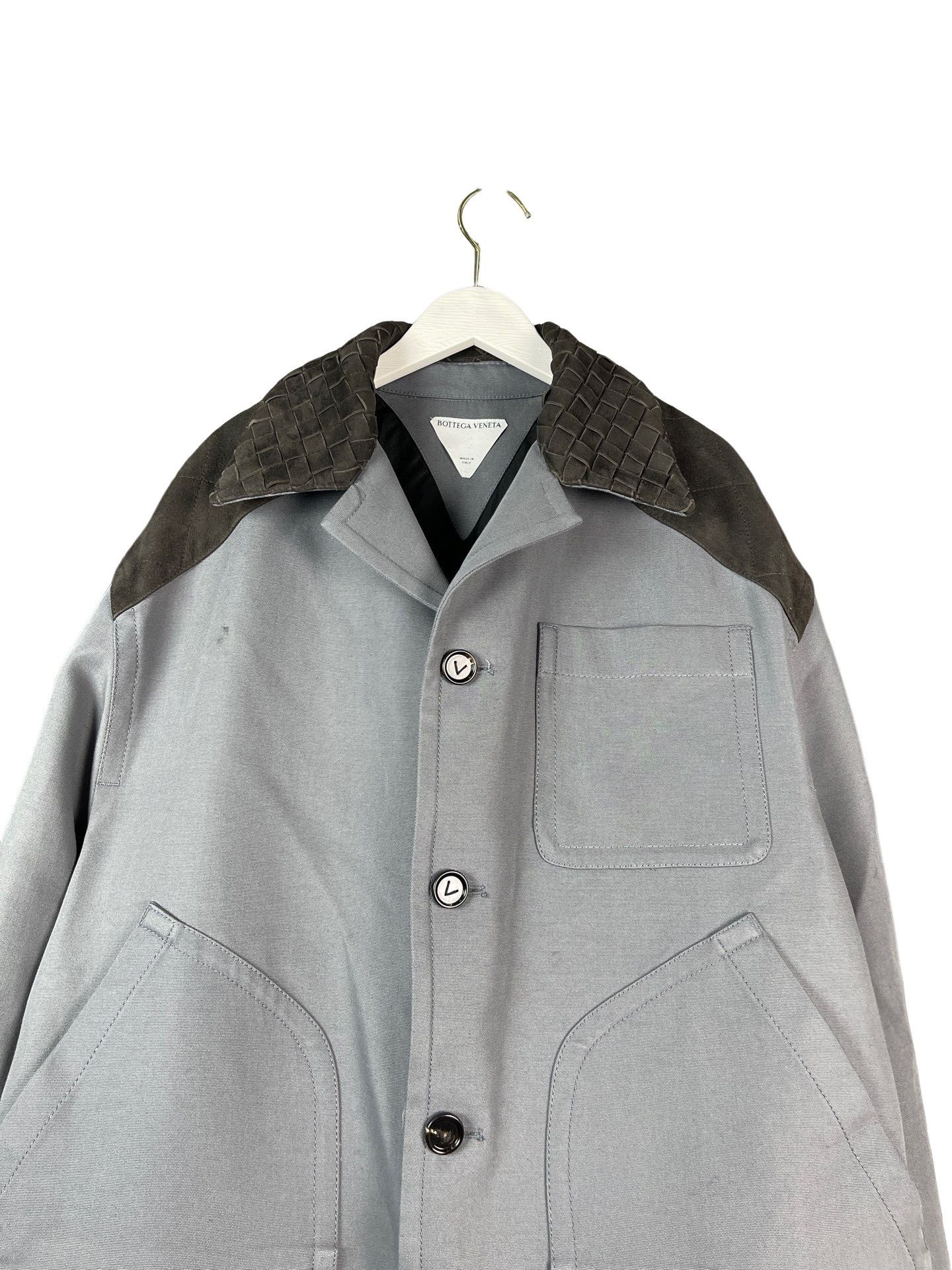 Bottega Veneta Bottega Veneta Suede Trim Field Jacket Size 46 Size US S / EU 44-46 / 1 - 3 Thumbnail