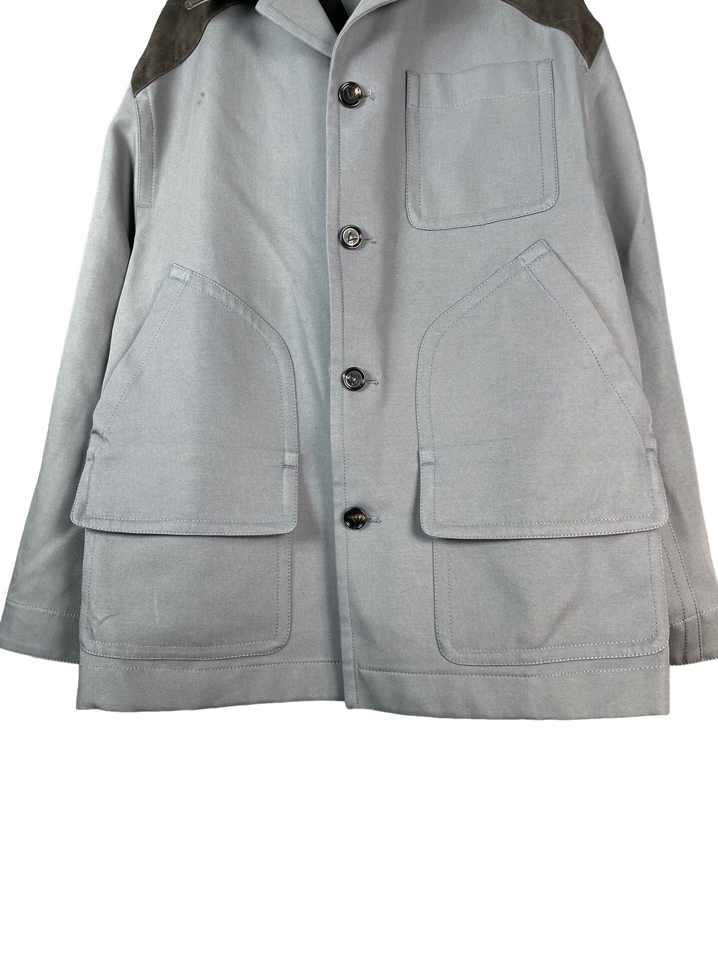 Bottega Veneta Bottega Veneta Suede Trim Field Jacket Size 46 Size US S / EU 44-46 / 1 - 4 Thumbnail