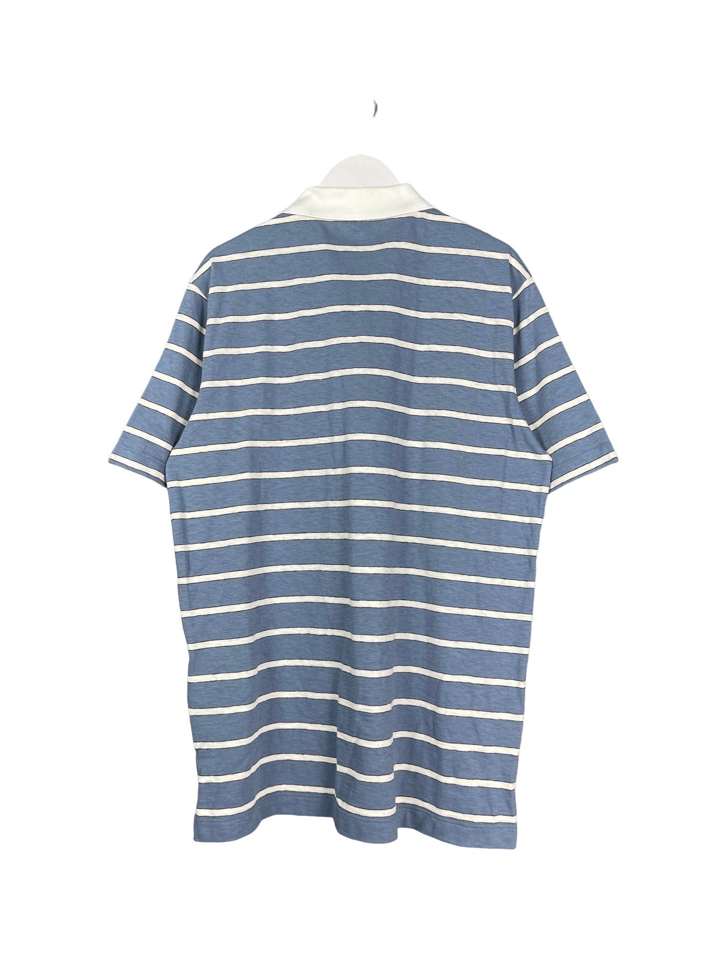 Prada Prada Striped Cotton Polo Shirt Size M Size US M / EU 48-50 / 2 - 2 Thumbnail