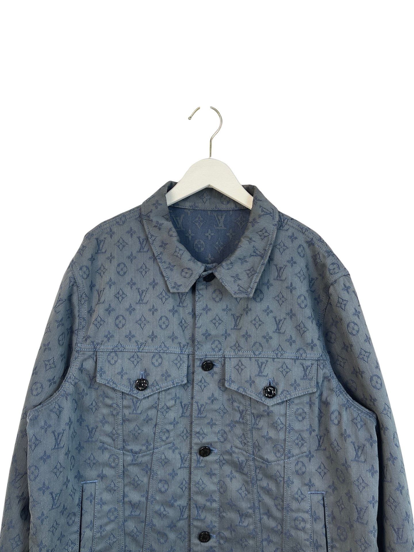 Louis Vuitton Louis Vuitton Monogram Denim Jacket Size 52 Size US L / EU 52-54 / 3 - 3 Thumbnail